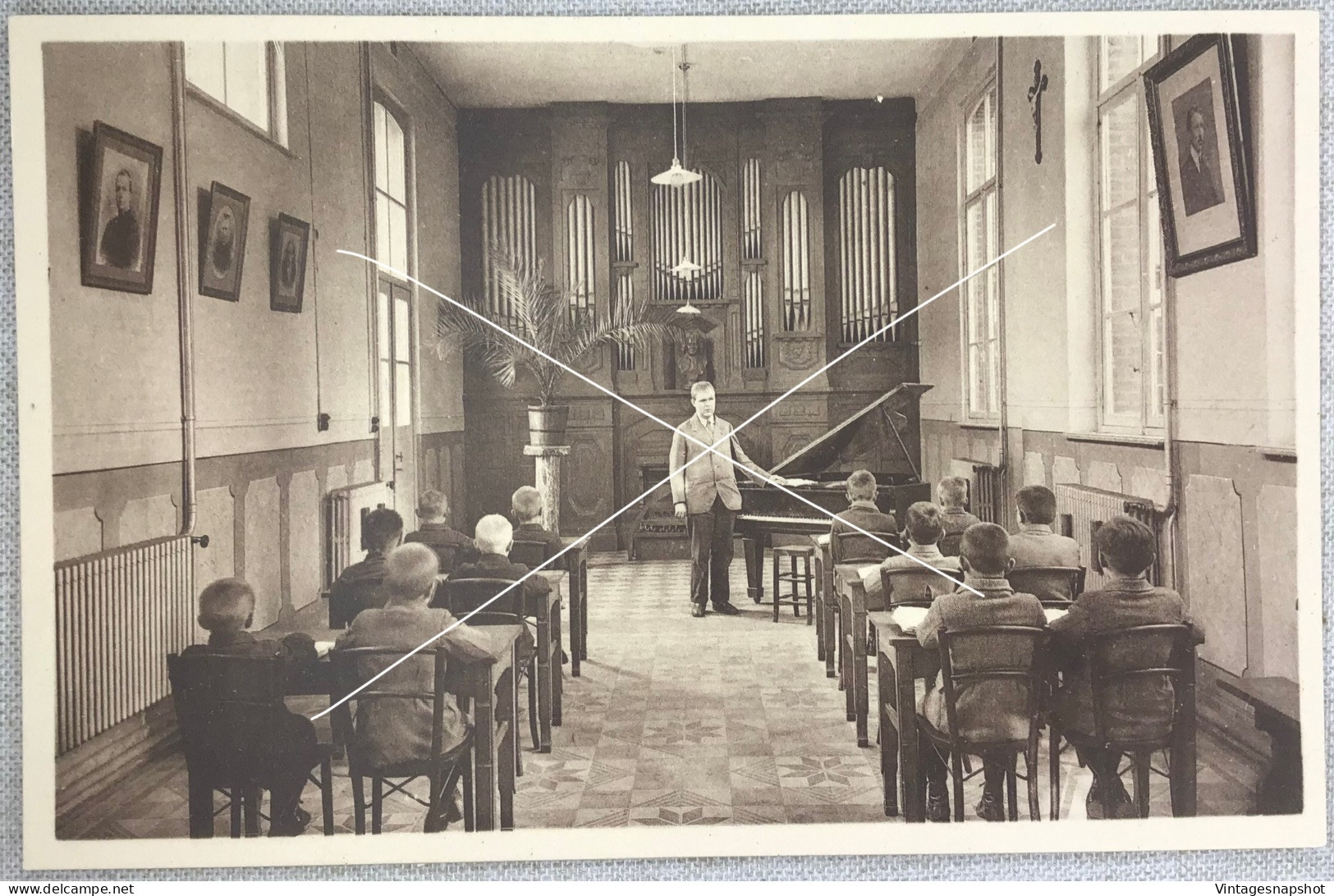 WOLUWÉ-SAINT-LAMBERT Institut Royal Pour Sourds Et Aveugles Leçon De Solfège Les In Notenleer CP PK 1937 - Woluwe-St-Lambert - St-Lambrechts-Woluwe