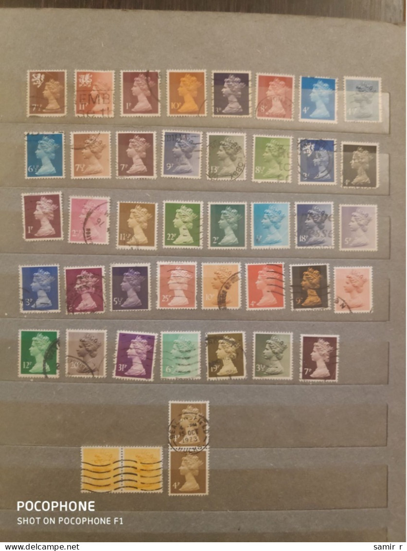 UK	Queen (F82) - Used Stamps