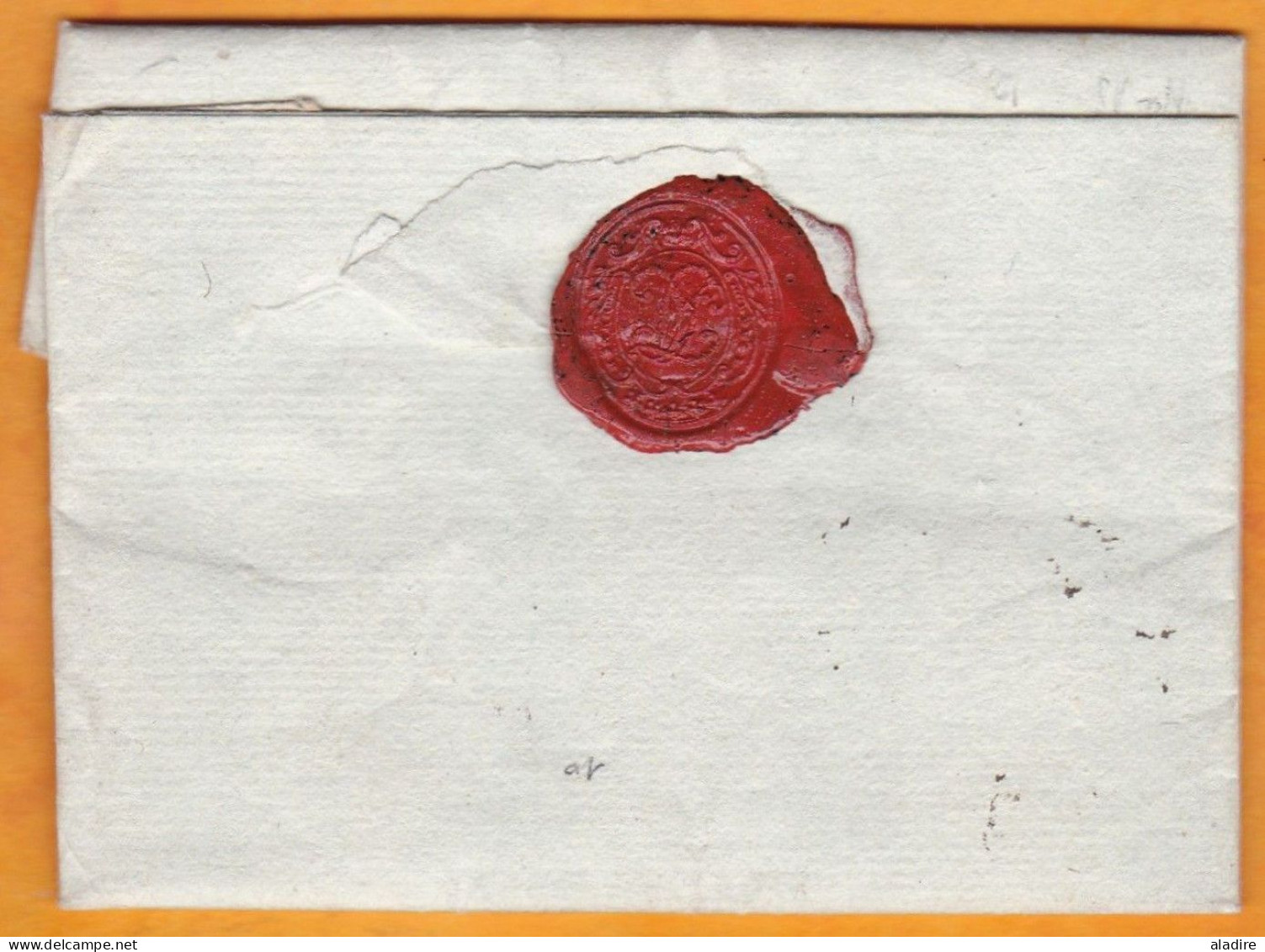 1774 - Marque Postale PARIS Infini Sur Lettre De 2 P. Vers HENNEBON Hennebont Morbihan BRETAGNE - Règne De Louis XV - 1701-1800: Precursors XVIII