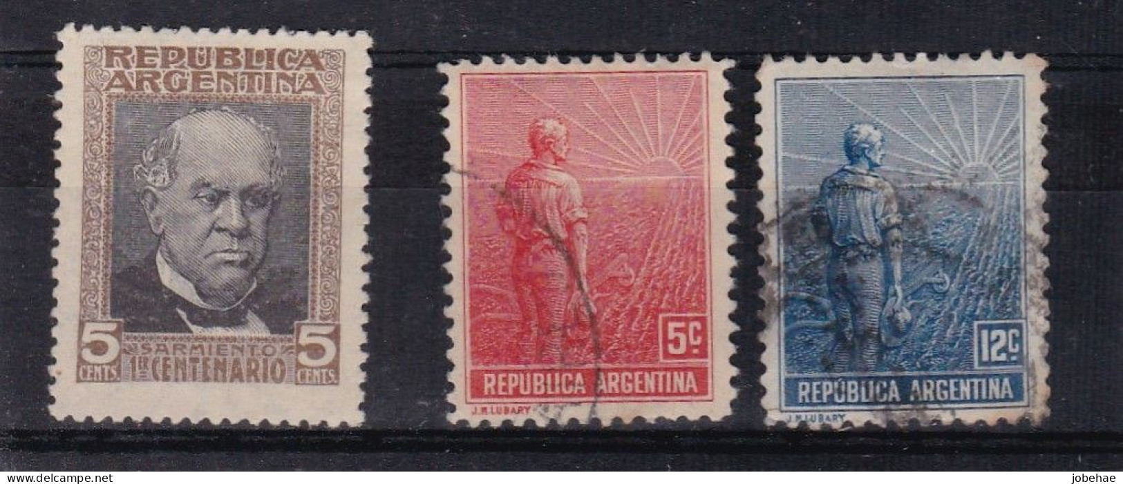 Argentine YT° 164 + 165-166 - Gebraucht