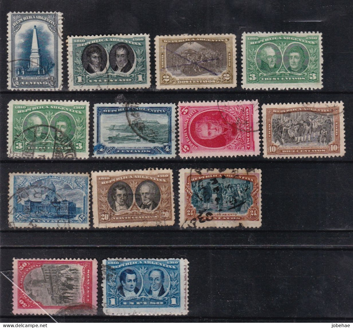 Argentine YT° 148-163 - Used Stamps