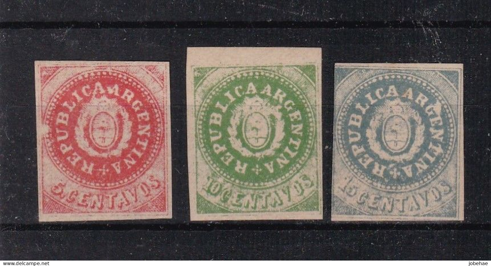 Argentine YT° 5-7 - Used Stamps