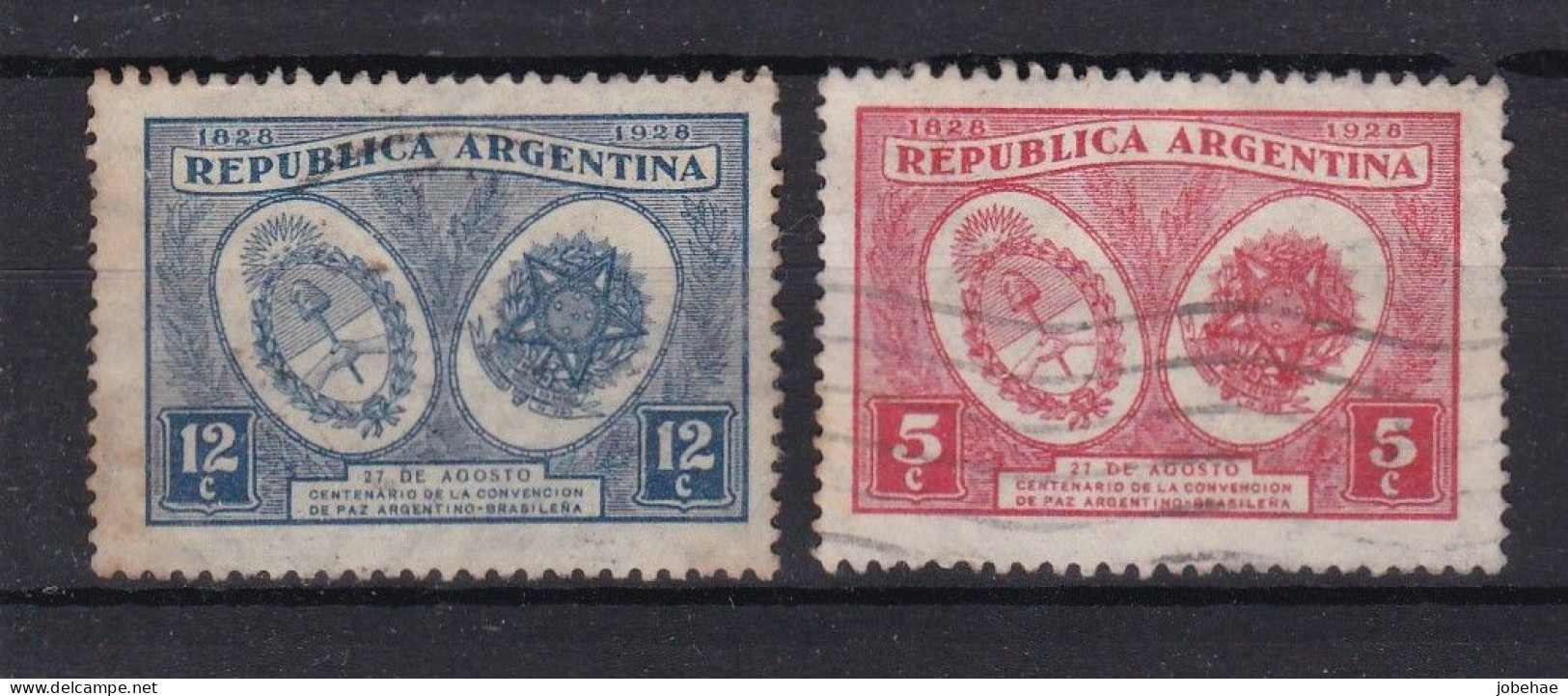 Argentine YT° 321-322 - Used Stamps