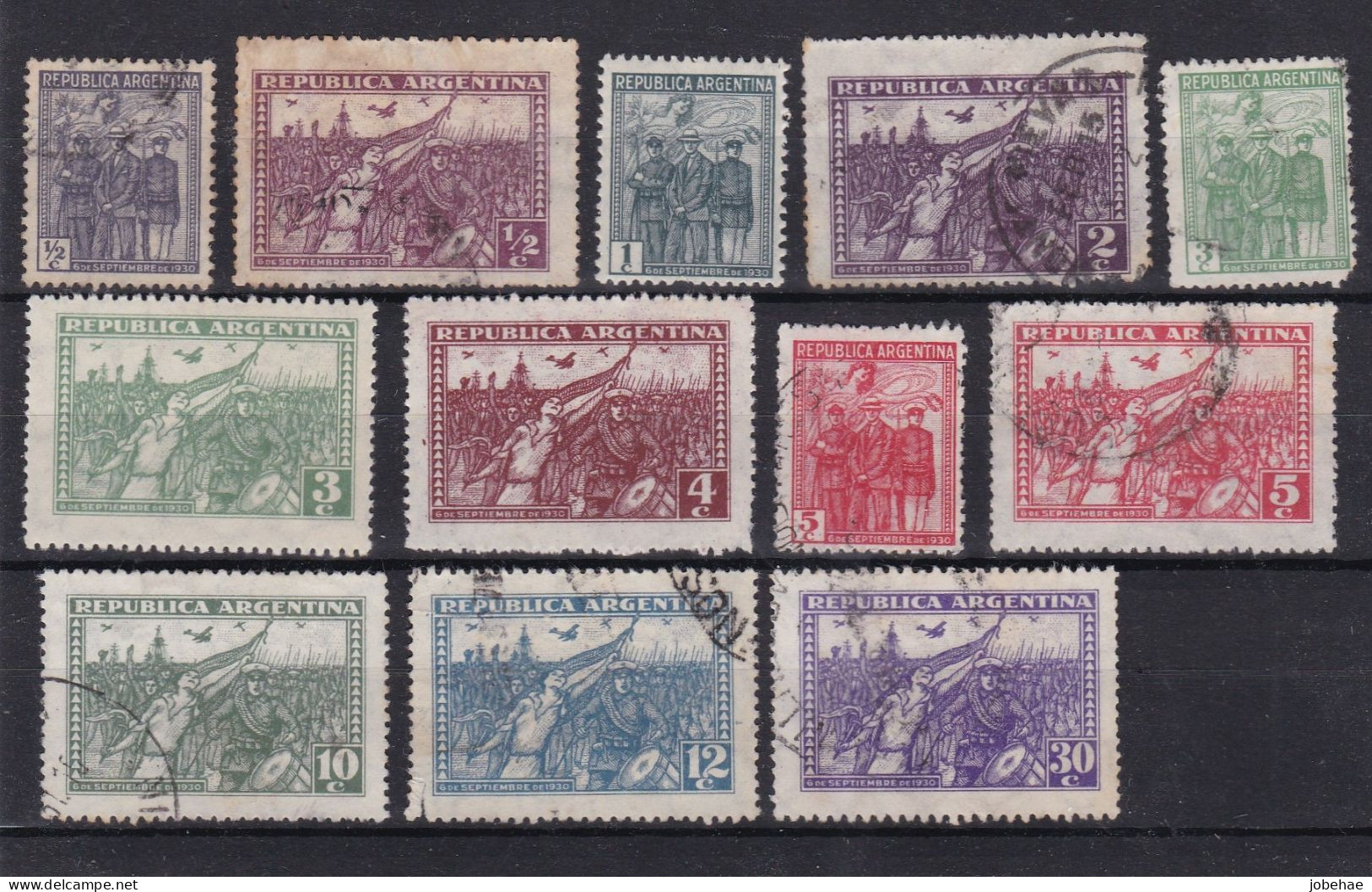 Argentine YT° 326-350 - Used Stamps