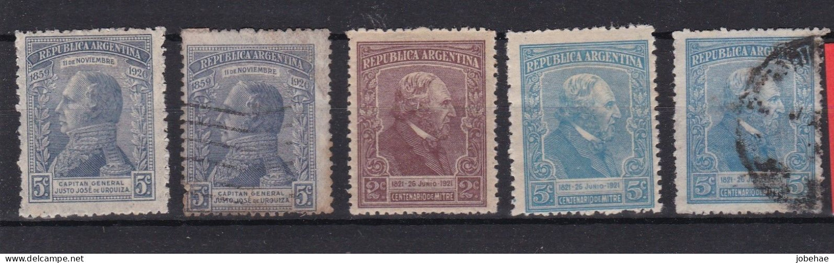 Argentine YT° 255 + 256-257 - Used Stamps