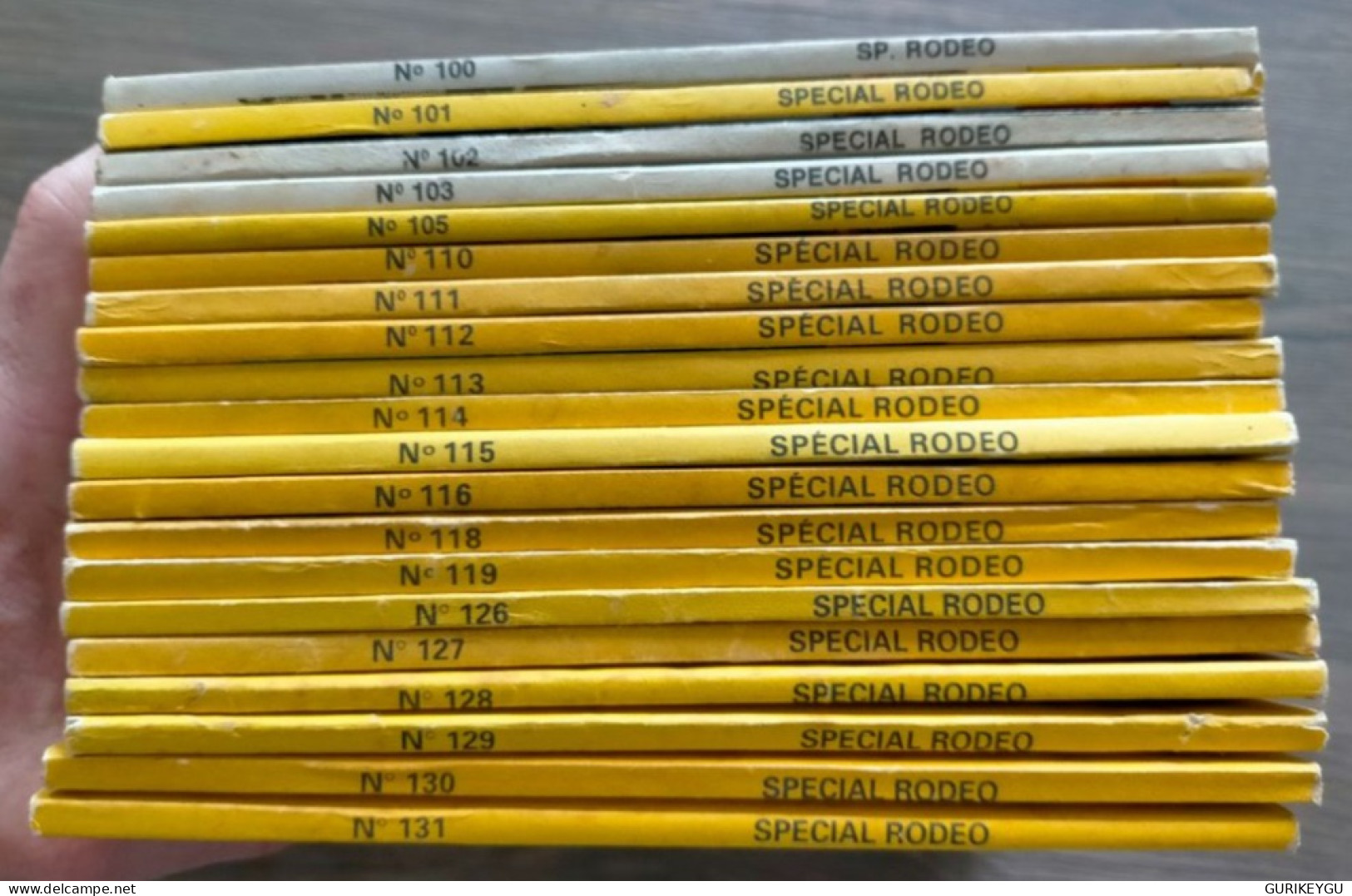 Lot 20 Bd Spécial RODEO 100.101.102.103.105.110.111.112.113.114.115.116.118.119.126.127.128.129.130.131 LUG - Rodeo