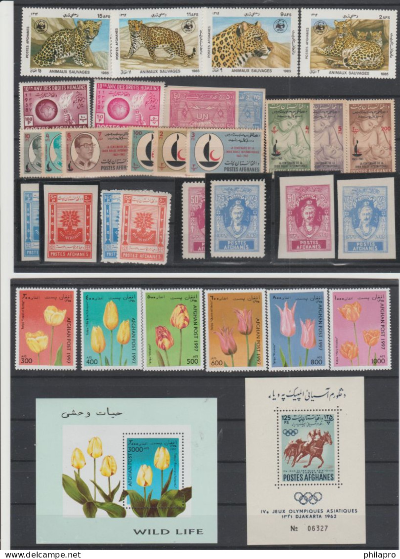 AFGHANISTAN 2 SCANS   IMPERF + PERF  ** MNH Réf  T 1465 - Afganistán