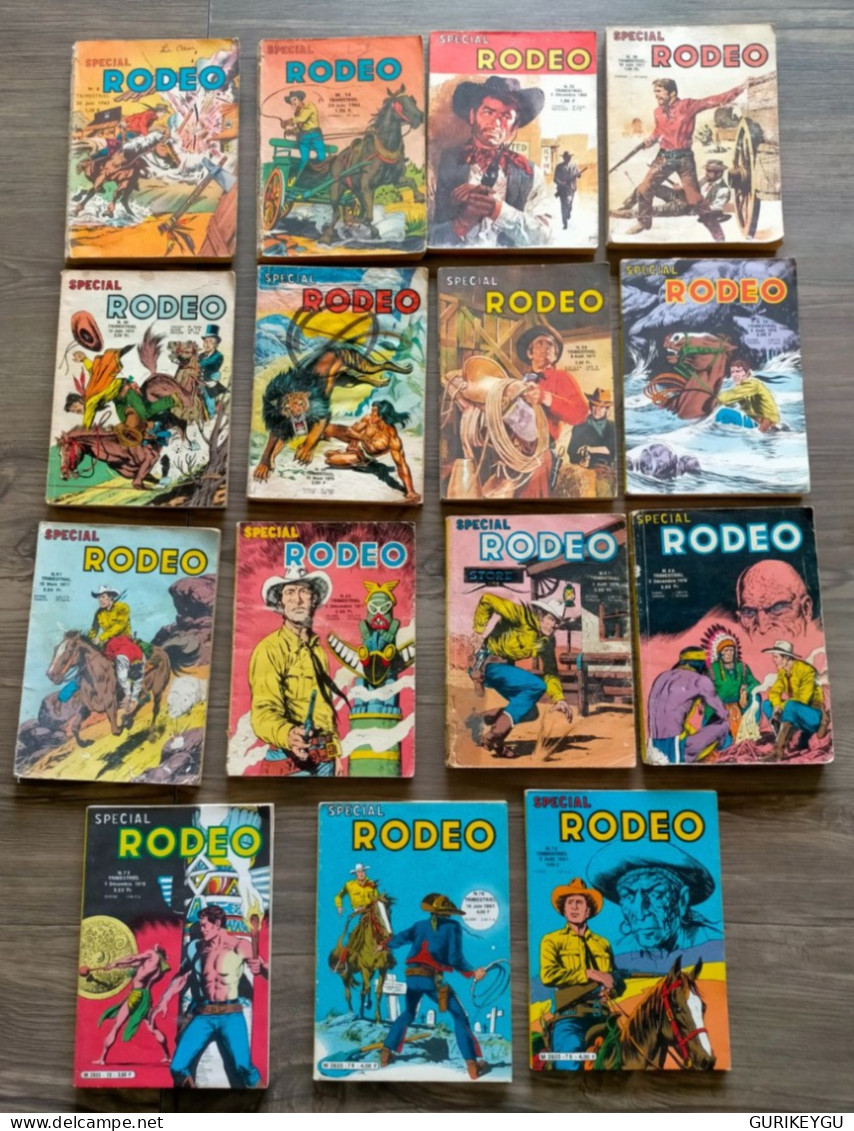 Lot 15 Bd Spécial RODEO 6.14.32.38.50.53.55.59.61.64.67.68.72.78.79 LUG - Rodeo