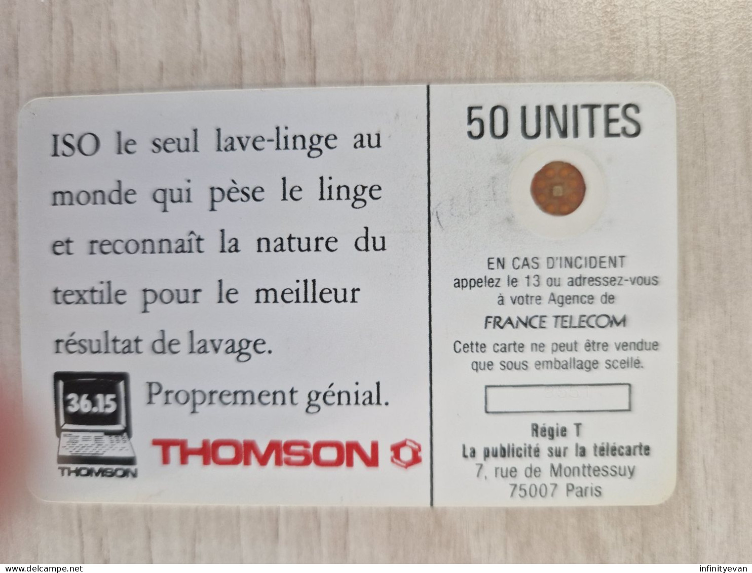 F46Aa - ISO THOMSON 50 SC4OB SERIGRAPHIE - 1989