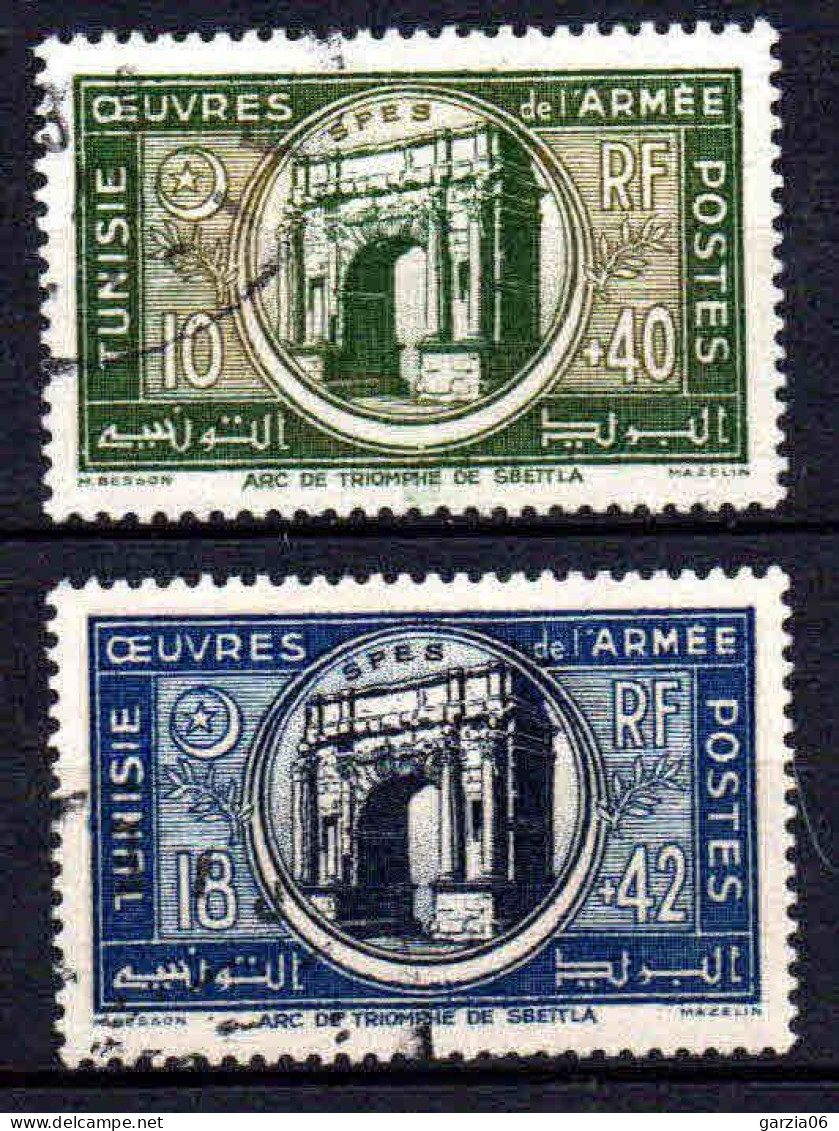 Tunisie  - 1948 - Œuvres De L' Armée - N° 326/327  - Oblit - Used - Oblitérés