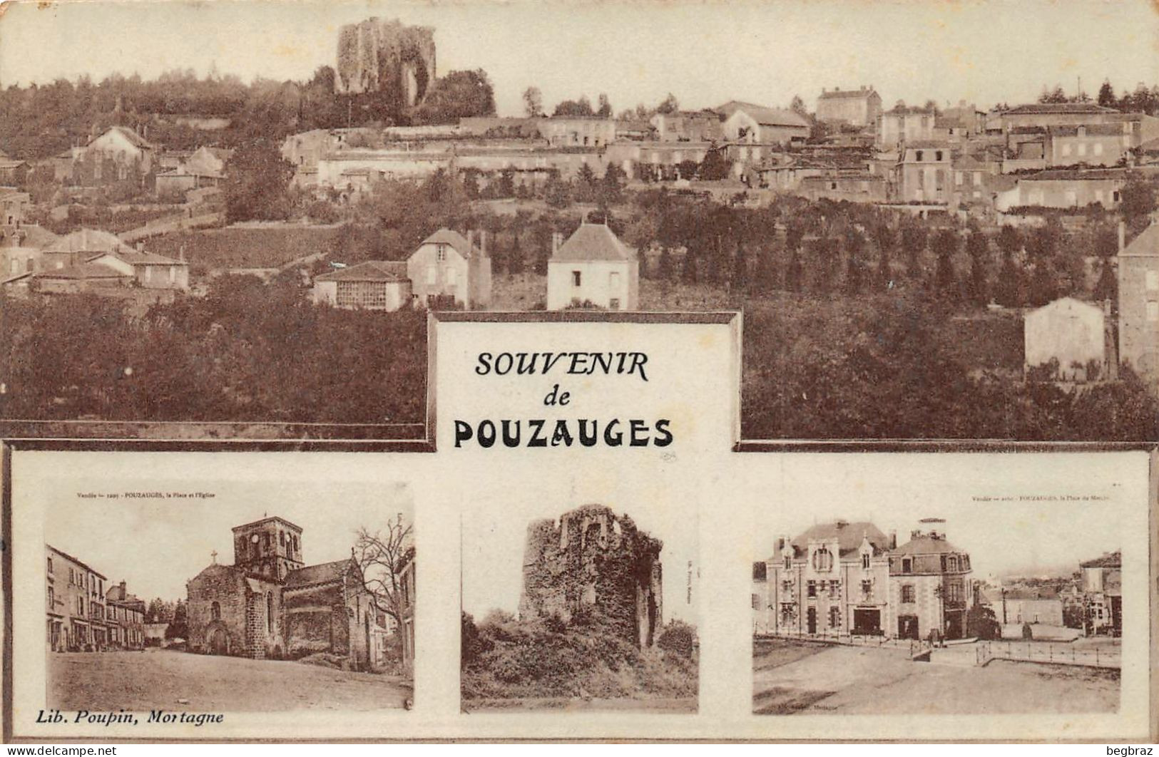 POUZAUGES      SOUVENIR DE - Pouzauges