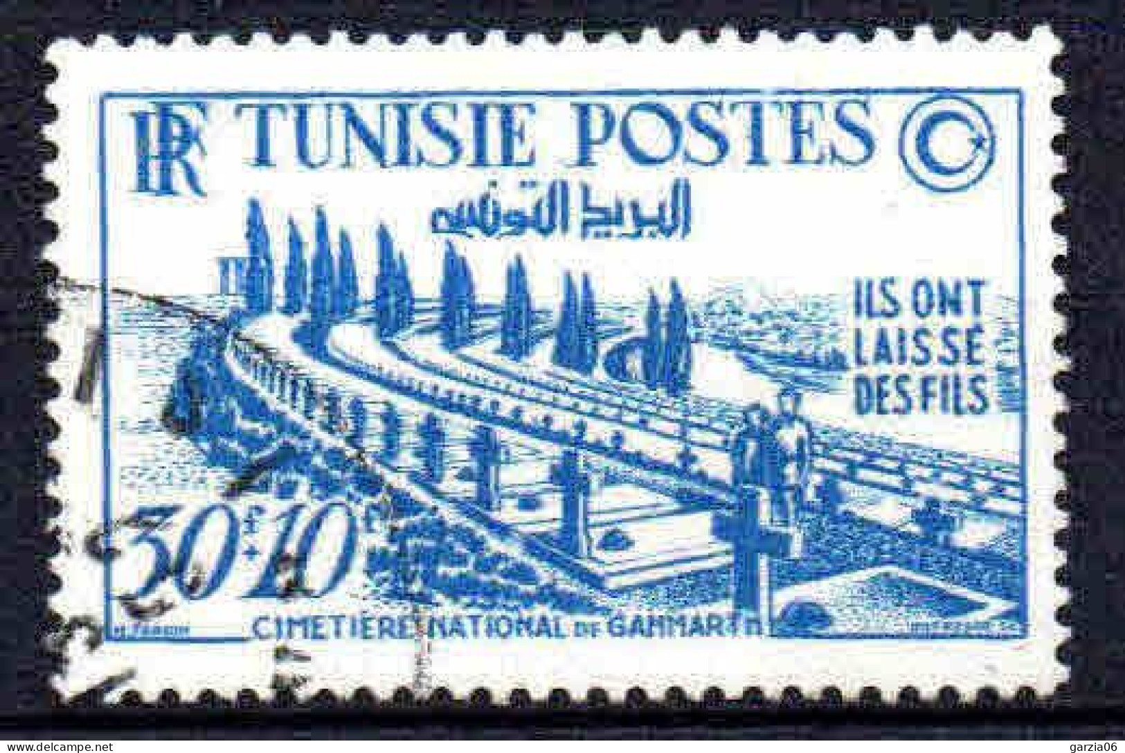 Tunisie  - 1951 - Fils De Tués - N° 351 - Oblit - Used - Oblitérés