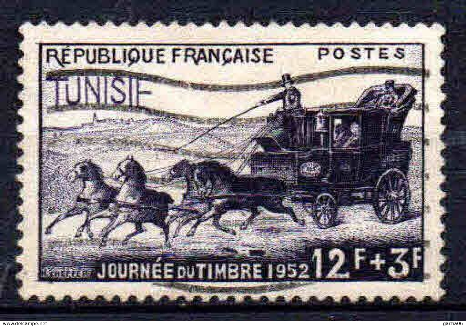 Tunisie  - 1952 - Journée Du Timbre - N° 353  - Oblit - Used - Used Stamps