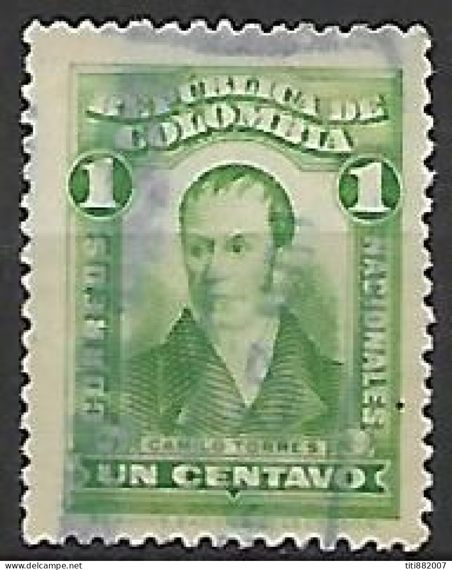 COLOMBIE   -   1917 .  Y&T N° 210 Oblitéré - Colombia