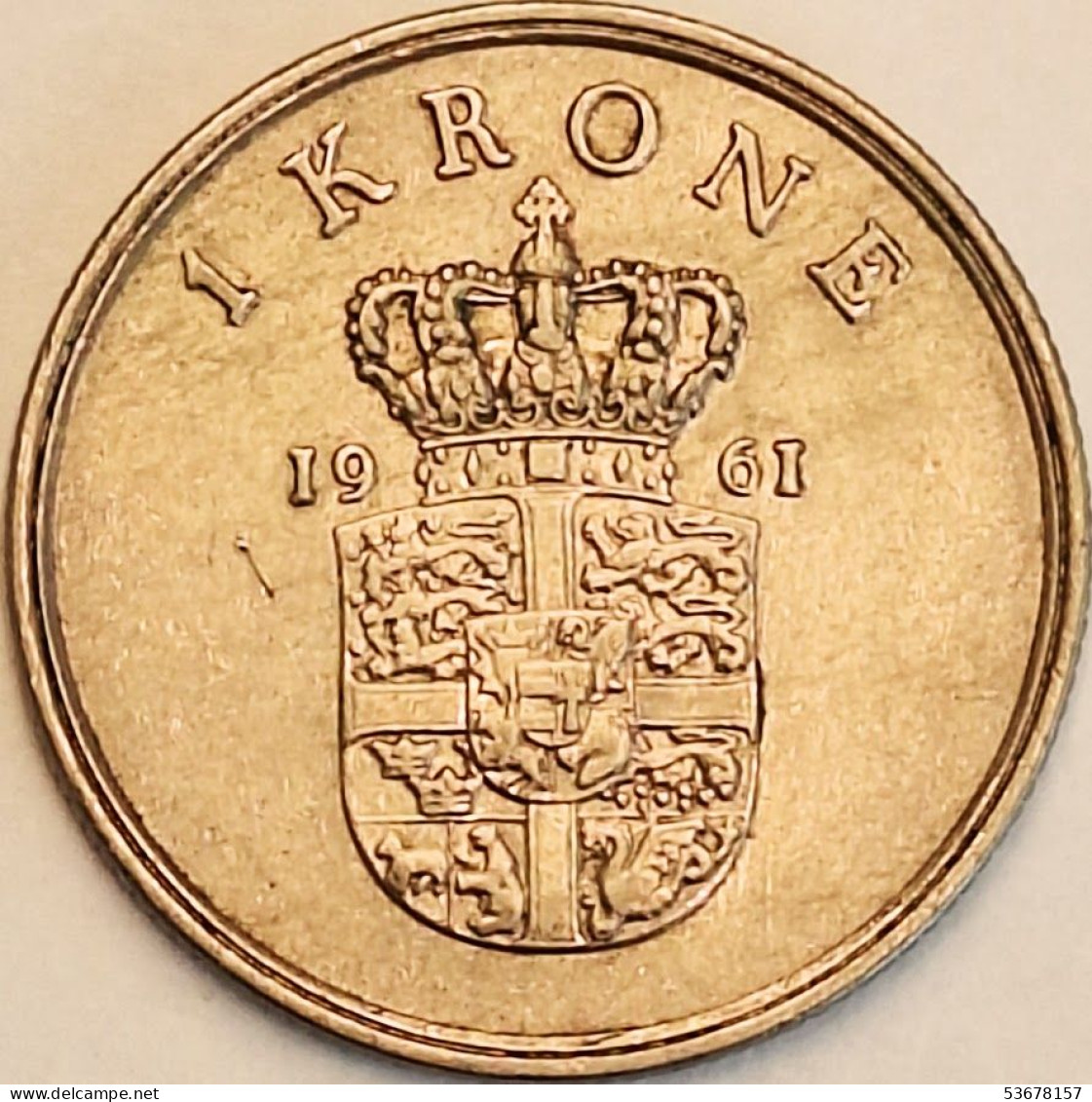 Denmark - Krone 1961, KM# 851.1 (#3774) - Danimarca