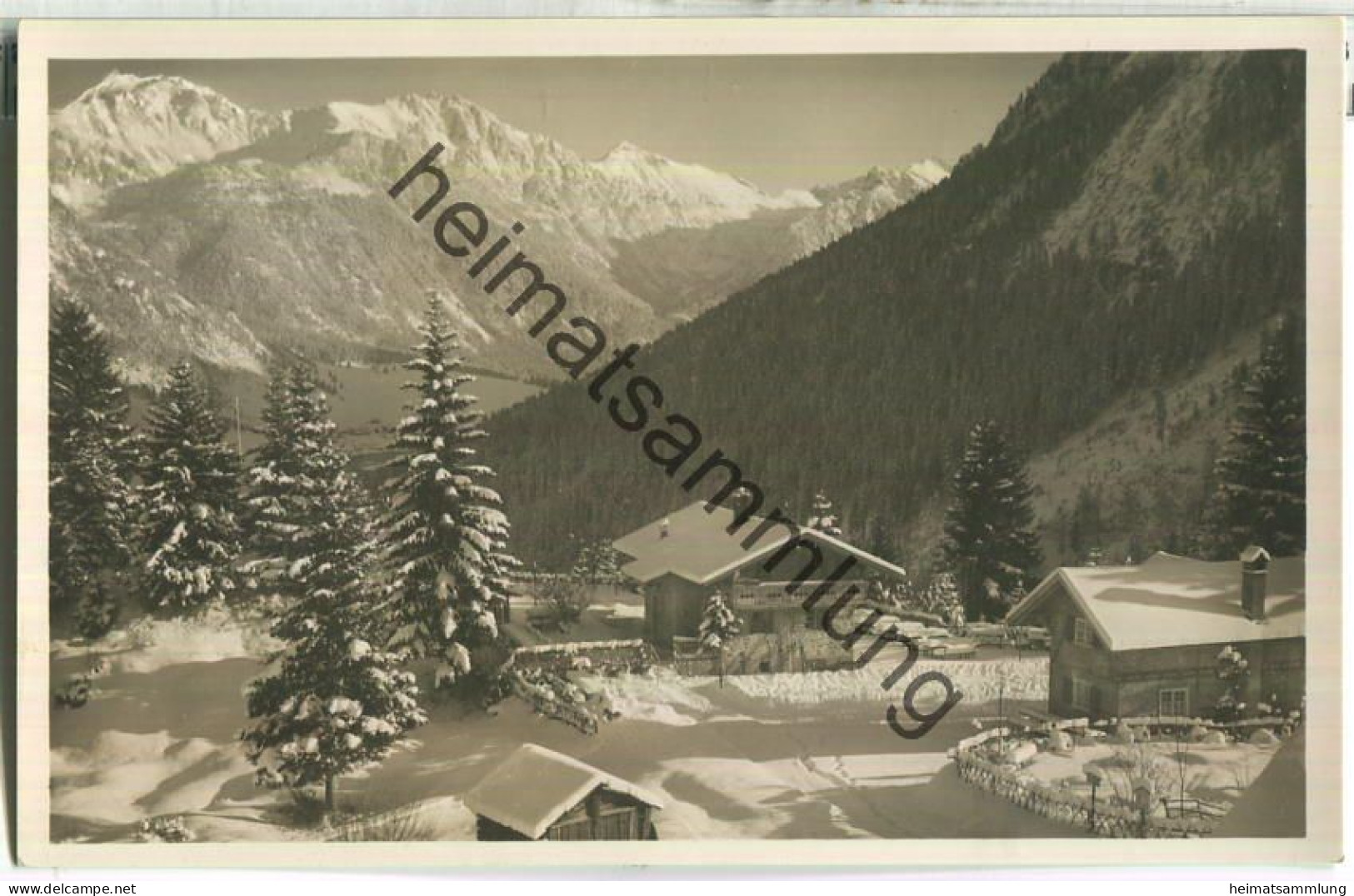 Bergwirtschaftshaus Zum Horn - Bad Oberdorf Mit Gaishorn Rauhorn Und Kugelhorn - Foto-Ansichtskarte - Hindelang