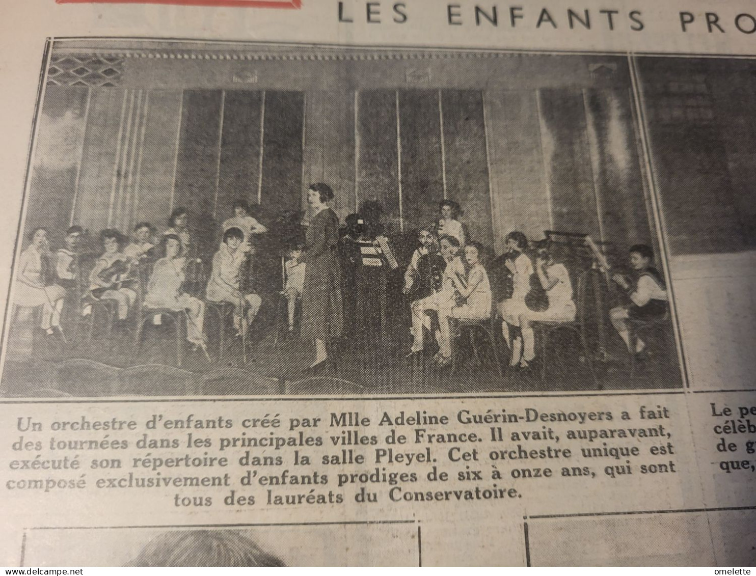 P J 34/ DOUMERGUE/PETAIN/EMEUTES POPULAIRES/ENFANTS PRODIGES/VILMORIN/ORCHESTRE ENFANT GUERIN DESNOYERS/NEVINE ROUBAKINE