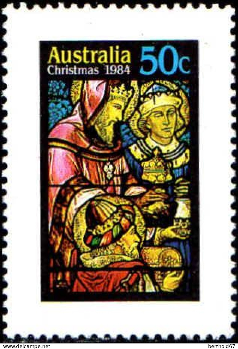 Australie Poste N** Yv: 876/879 Noël Vitraux - Mint Stamps