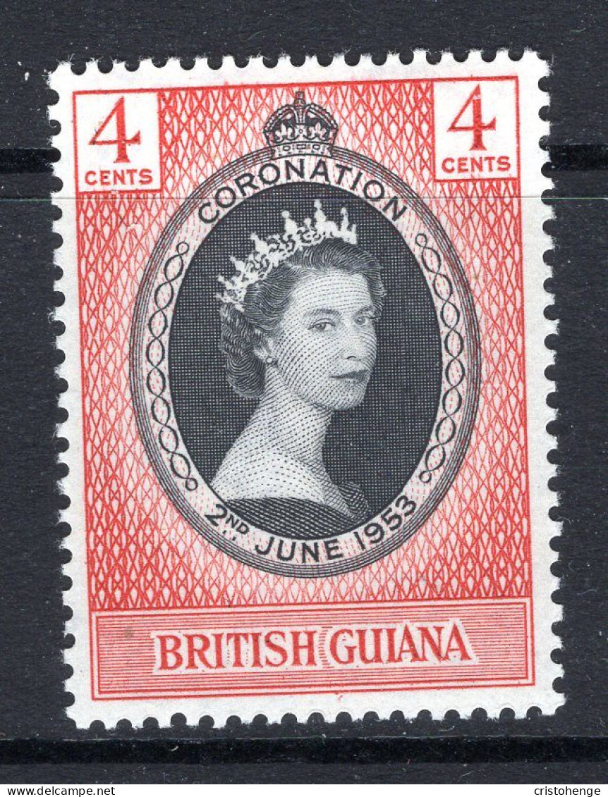 British Guiana 1953 QEII Coronation HM (SG 330) - Brits-Guiana (...-1966)