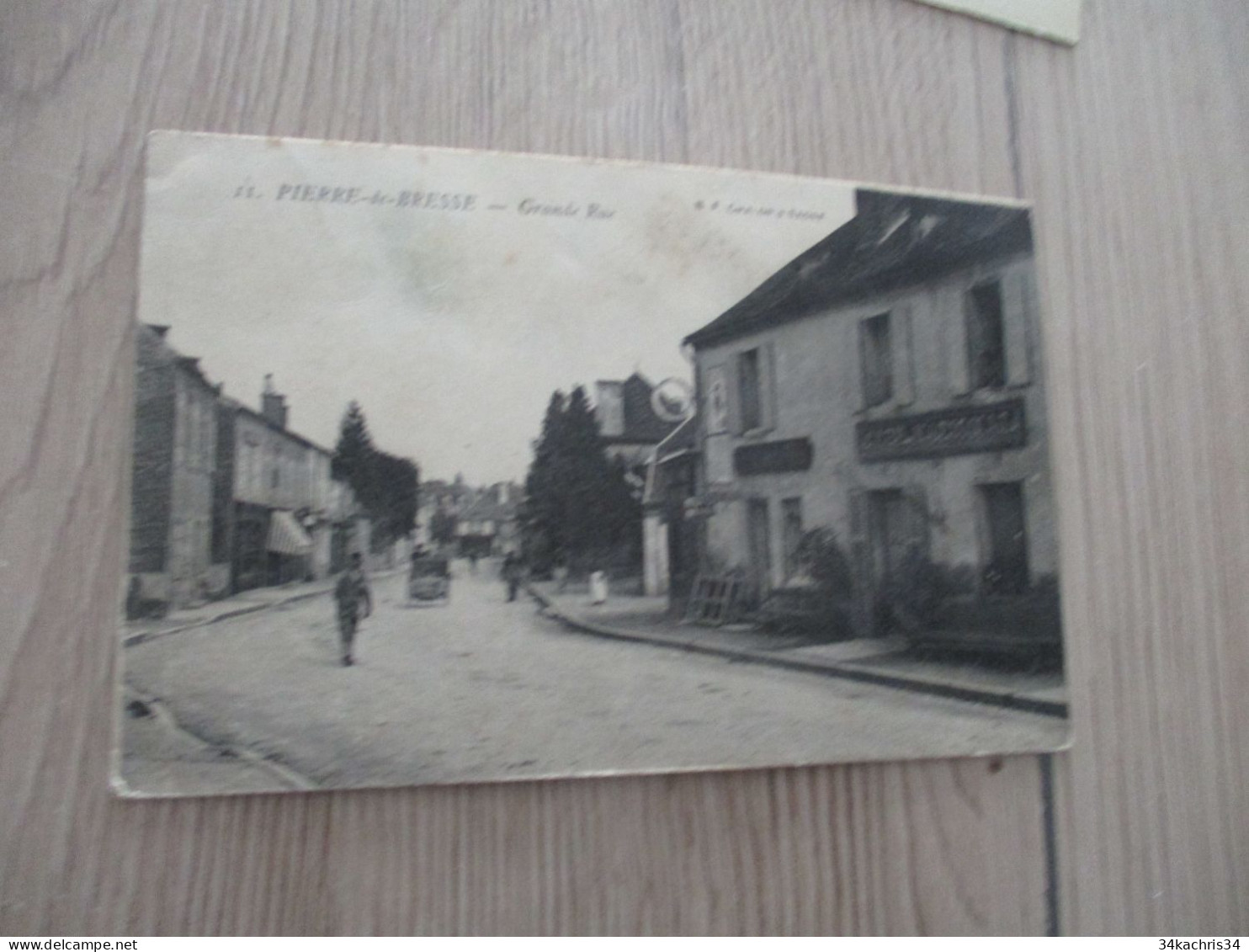 CPA 71 Saône Et Loire Pierre En Bresse Grande Rue - Autres & Non Classés