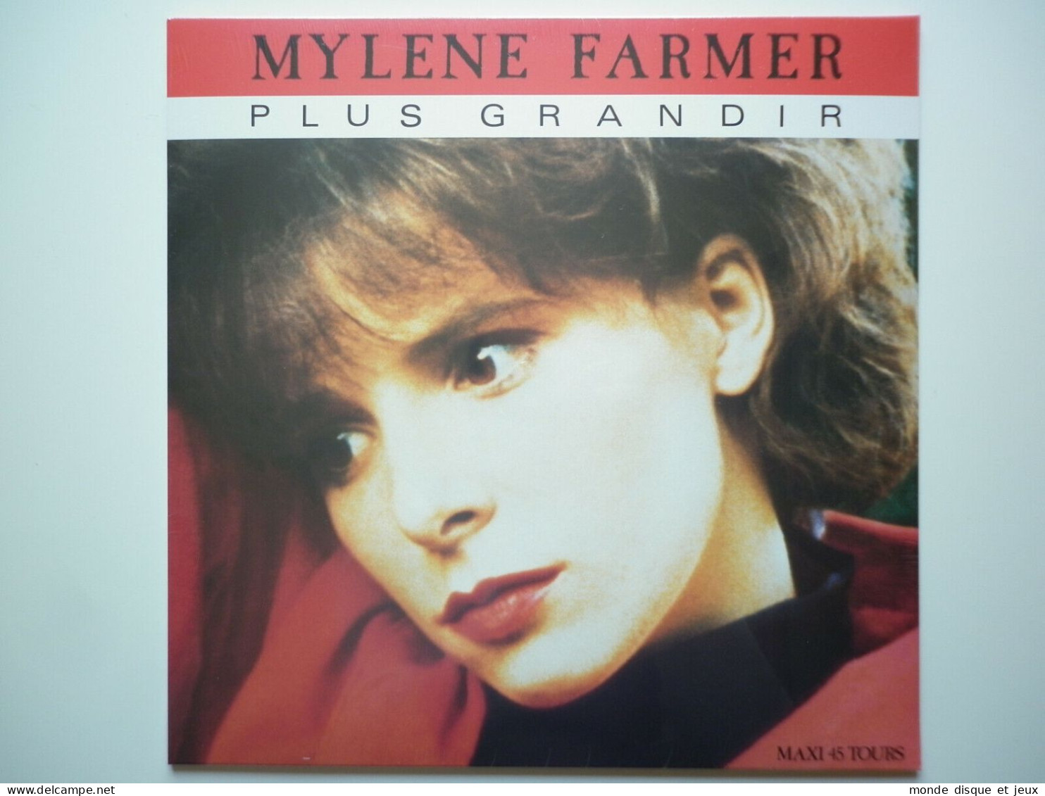 Mylene Farmer Maxi 45Tours Vinyle Plus Grandir Exclusivité Couleur Rouge - 45 G - Maxi-Single