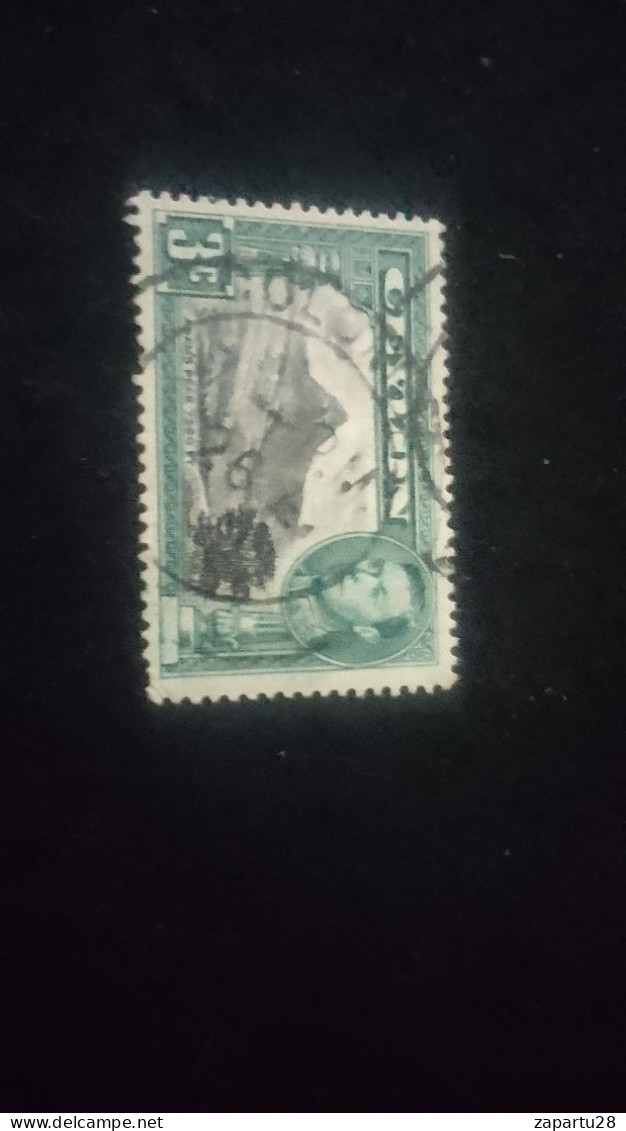 CEYLON- 1938 -49       6   C    GEORGE    VI..      DAMGALI SÜRSAJLI - Sri Lanka (Ceylon) (1948-...)