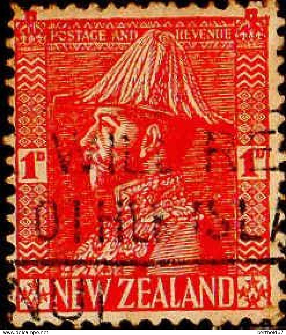 Nle Zelande Poste Obl Yv: 183 Mi:174C George V (Belle Obl.mécanique) - Gebruikt