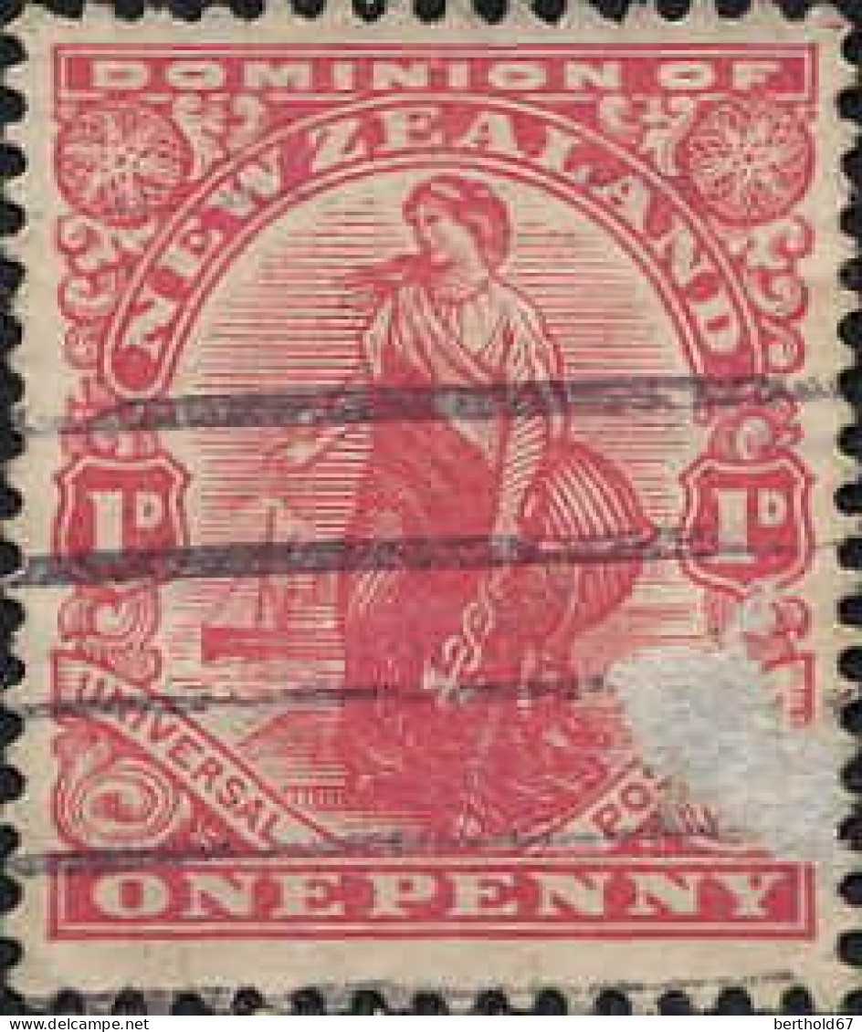 Nle Zelande Poste Obl Yv: 136 Mi:123 Allégorie Aminci (Obl.mécanique) - Used Stamps