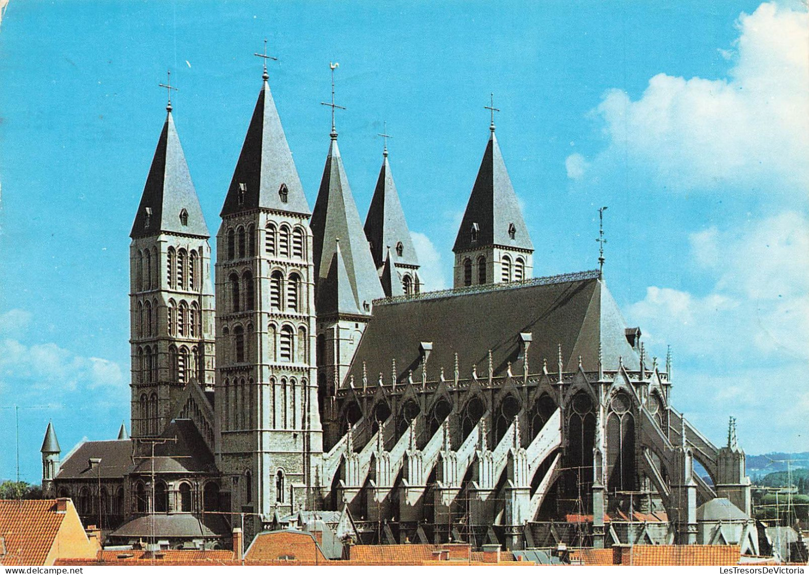 BELGIQUE - Tournai - Vue Générale De La Cathédrale Notre Dame - Les Cinq Clochers - Carte Postale - Tournai