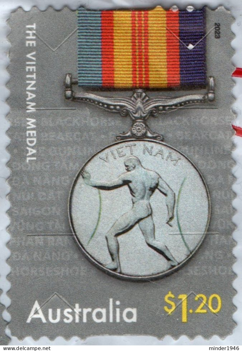 AUSTRALIA 2023 $1.20 Multicoloured, Lest We Forget-The Vietnam War Die-Cut Self Adhesive FU - Used Stamps