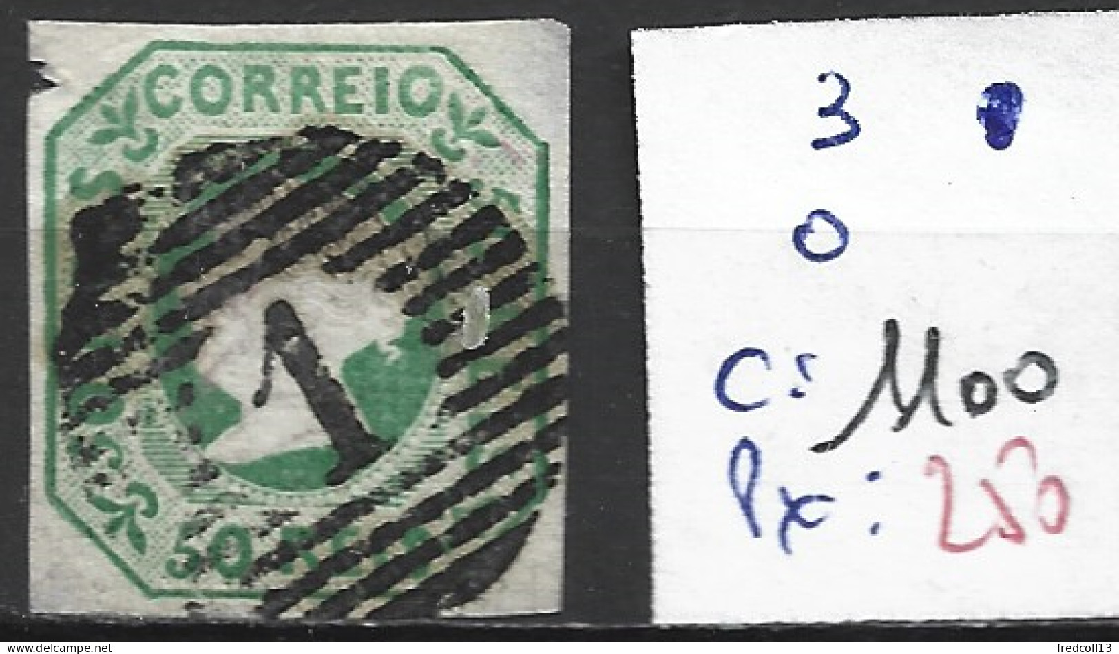 PORTUGAL 3 Oblitéré Oblitéré Côte 1100 € ( 2 Petits Clairs ) - Used Stamps