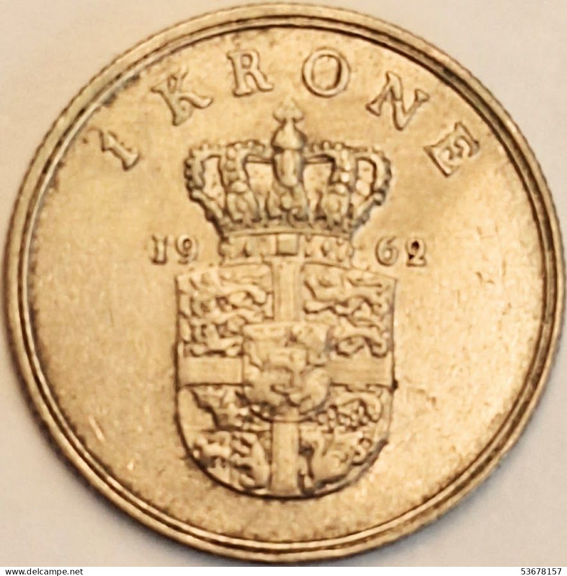 Denmark - Krone 1962, KM# 851.1 (#3775) - Dinamarca