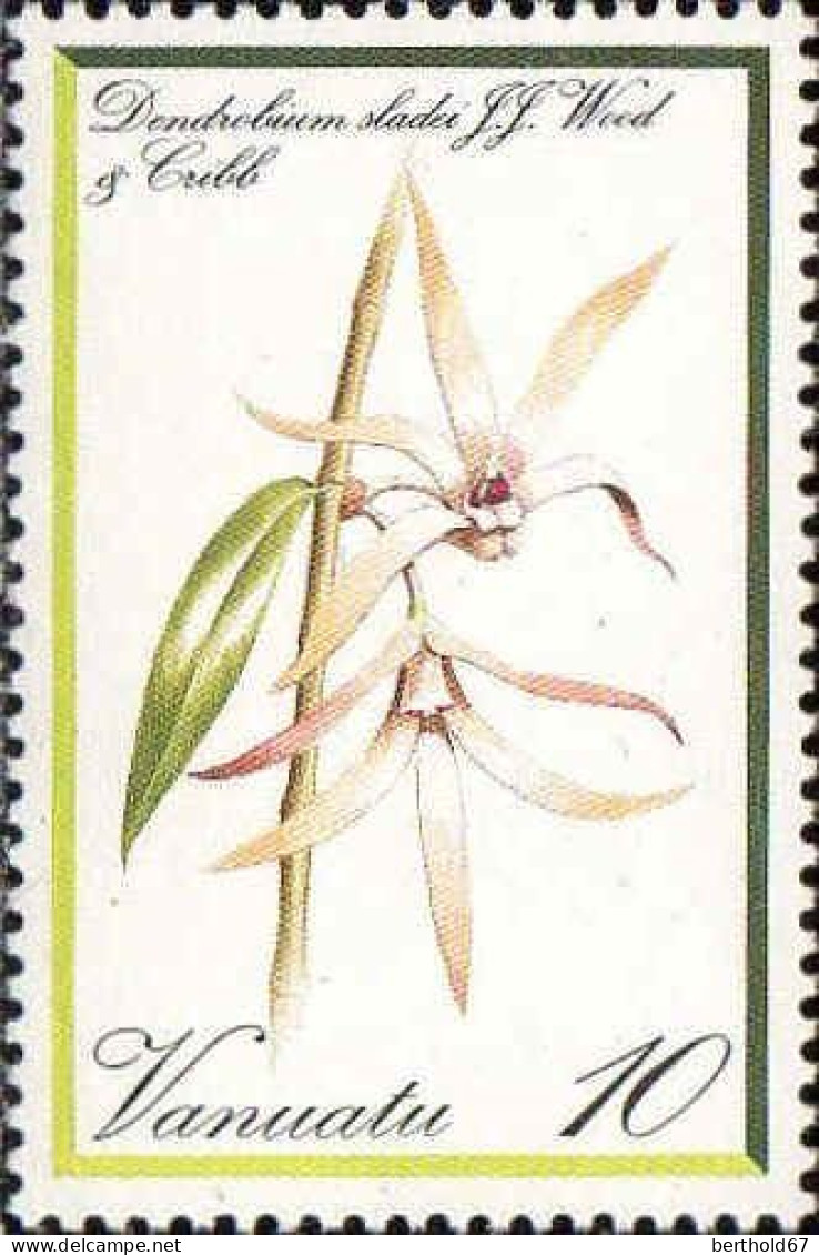 Vanuatu Poste N** Yv:643/656 Orchidées - Vanuatu (1980-...)