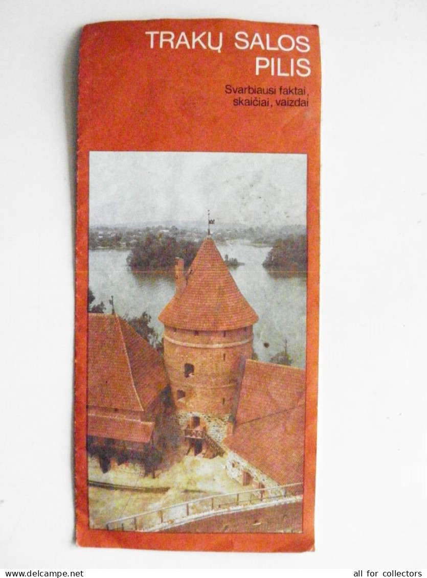 Booklet Issue Trakai Castle 1988  - Programmes