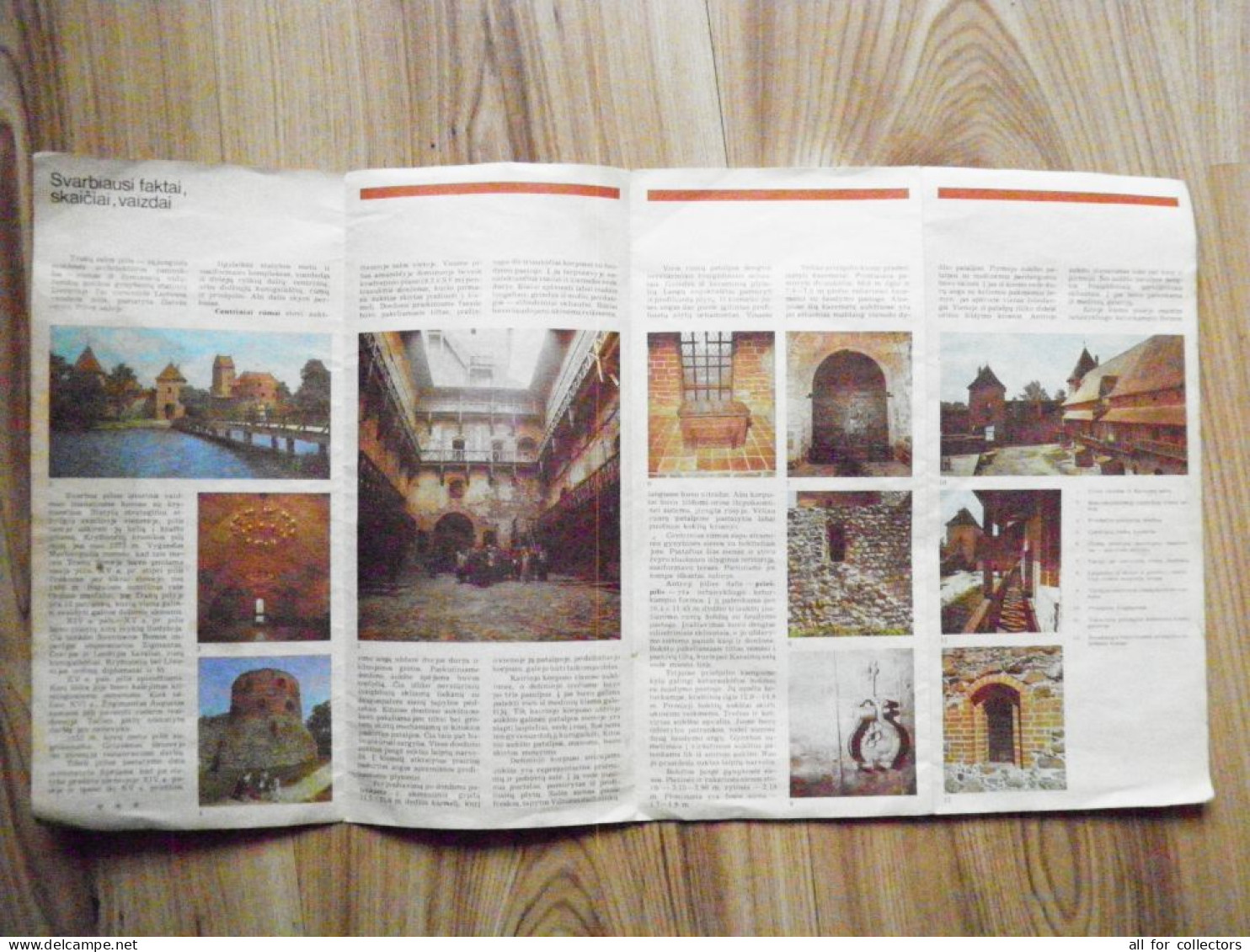 Booklet Issue Trakai Castle 1988  - Programs