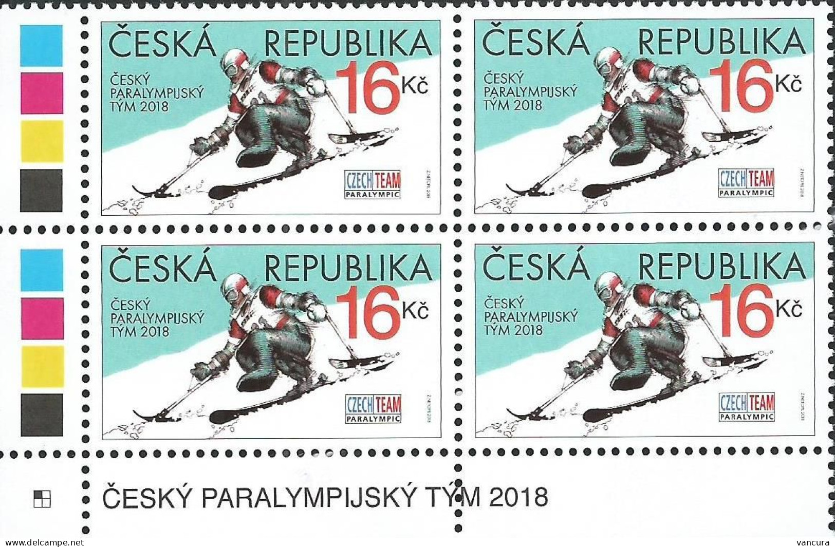 ** 959 And 960 Czech Rep. Winter Olympic Games Pyeongchang And Paralympic Games 2018 - Unused Stamps