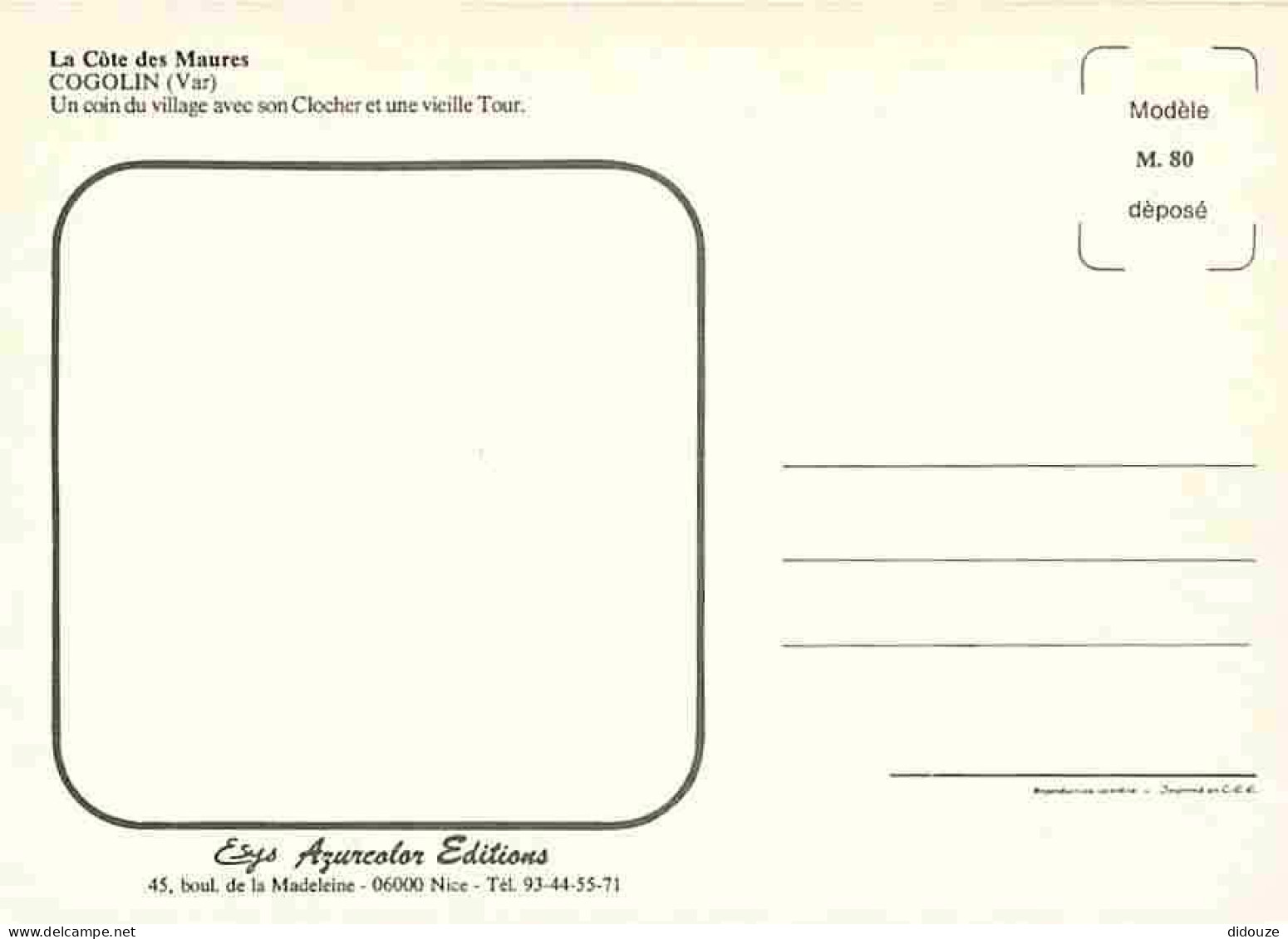 83 - Cogolin - Carte Neuve - CPM - Voir Scans Recto-Verso - Cogolin