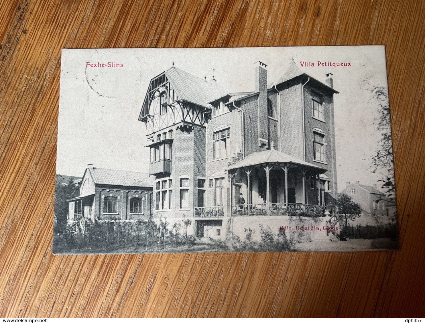 CP Ancienne De Fexhe-Slins : Villa Petitqueux 1913 - Juprelle