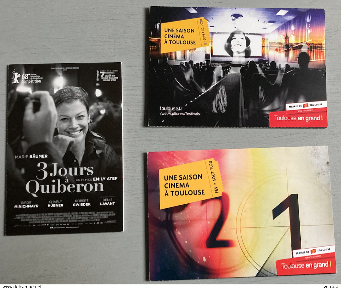 Cinéma/Présentation De Films : 4 Dépliants/affiches - 1 Livret - 1 Dépliant 4 Volets - 3 Dépliants/Cartes  & 2 Cartes - Otros & Sin Clasificación