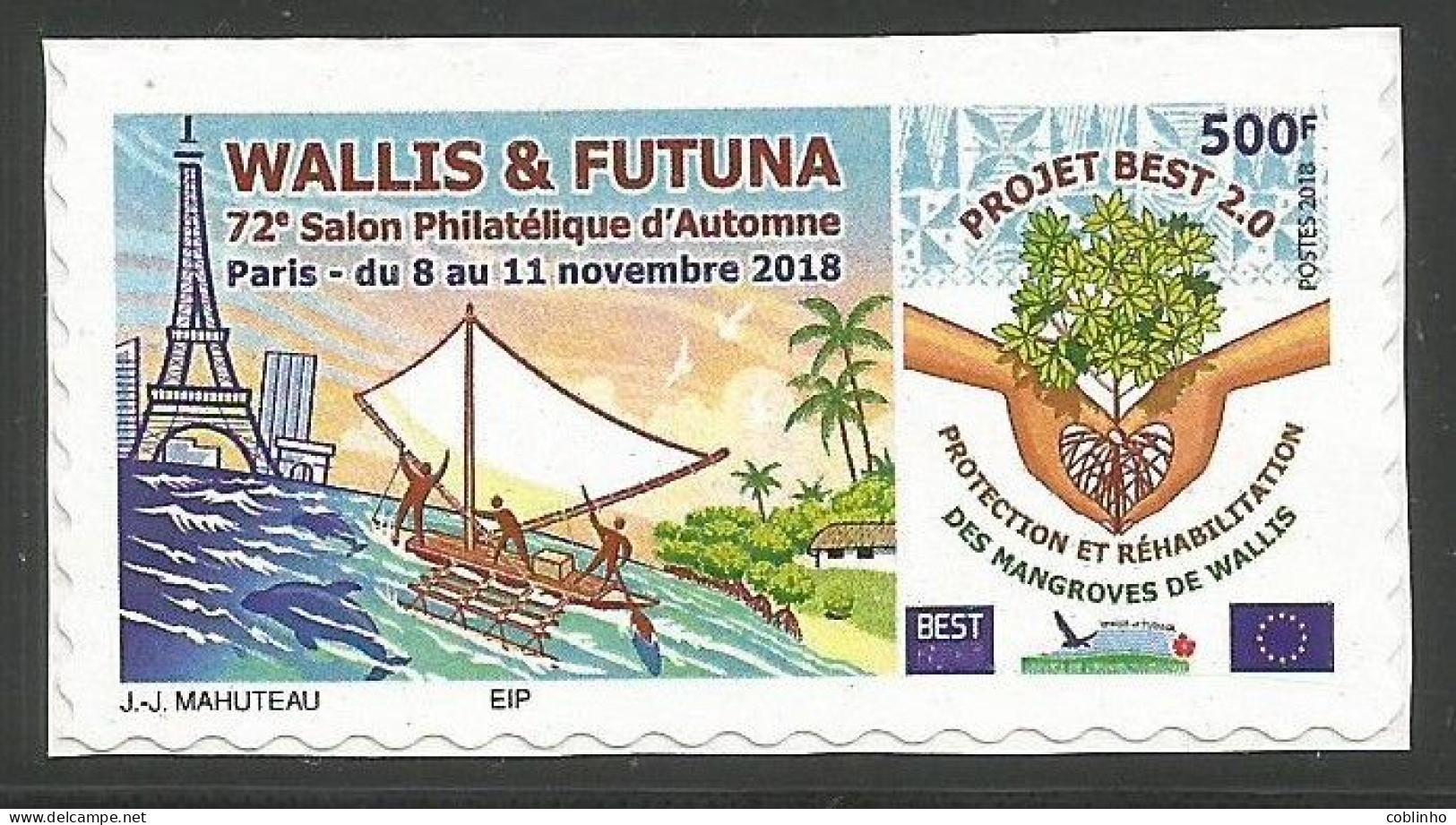 WALLIS ET FUTUNA - Timbre Personnalisé - 2018 - Salon D'Automne De Paris - Nuevos