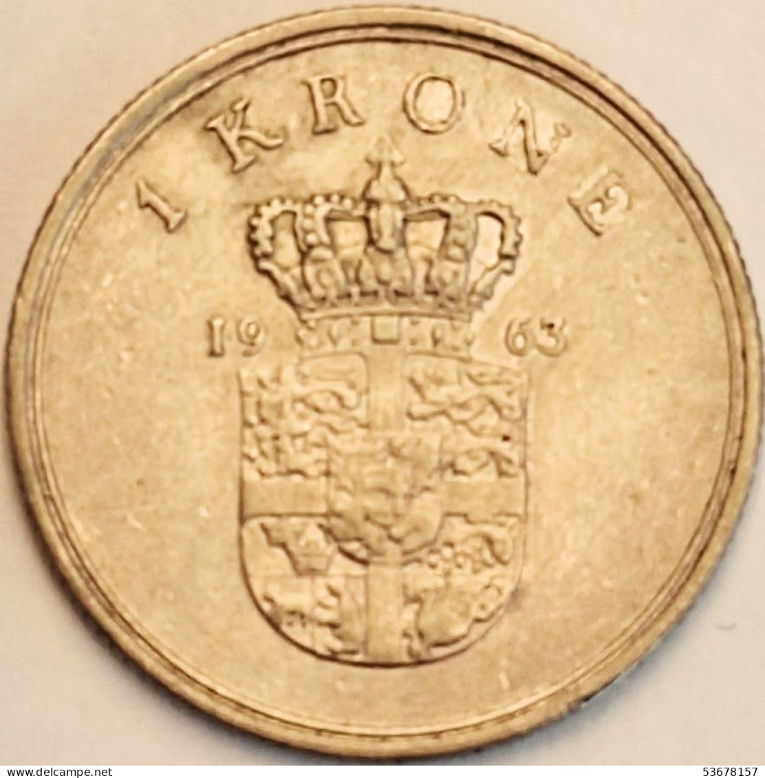 Denmark - Krone 1963, KM# 851.1 (#3776) - Dinamarca