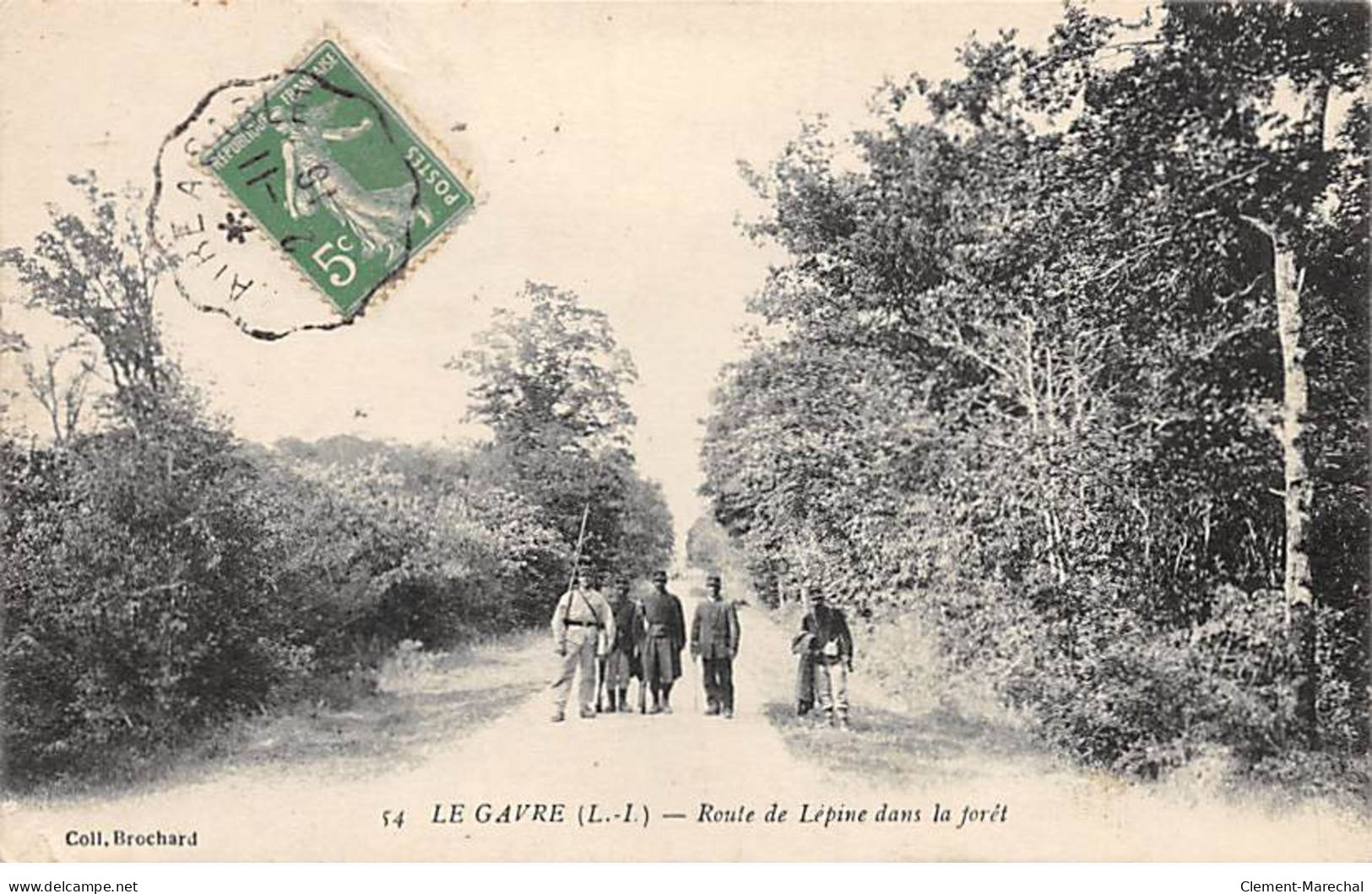 LE GAVRE - Route De Lépine Dans La Forêt - Très Bon état - Le Gavre