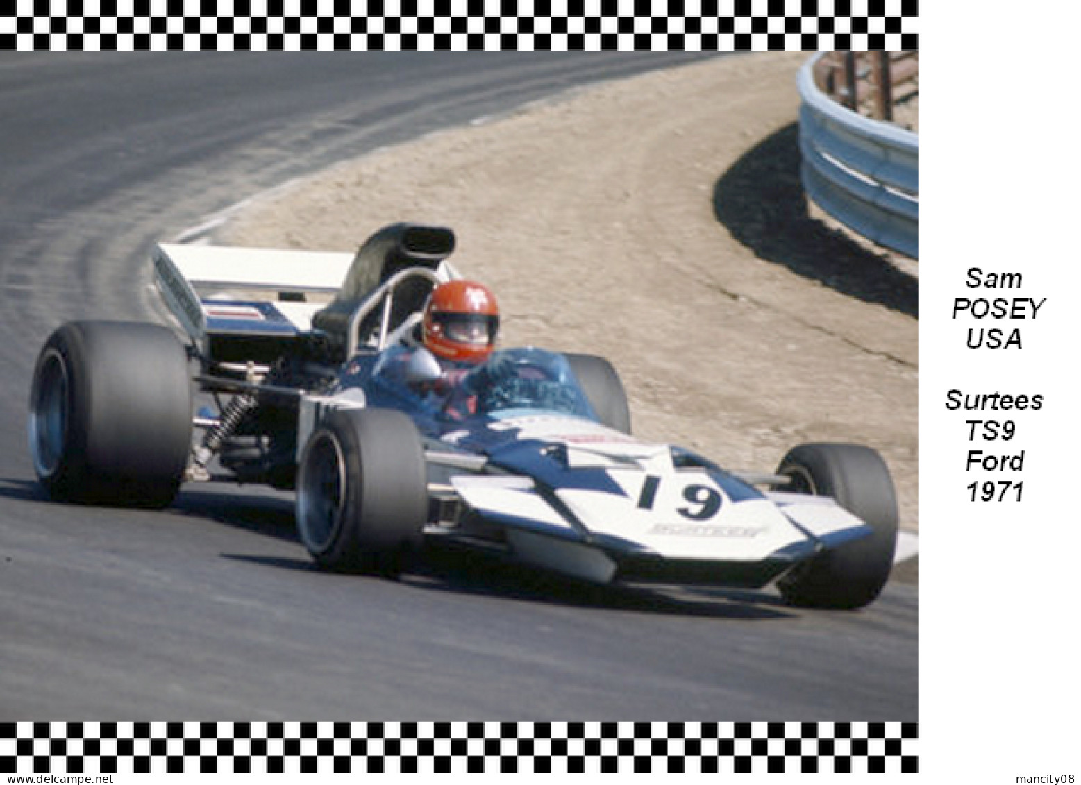 Sam  Posey  -  Surtees  TS9  1971 - Grand Prix / F1