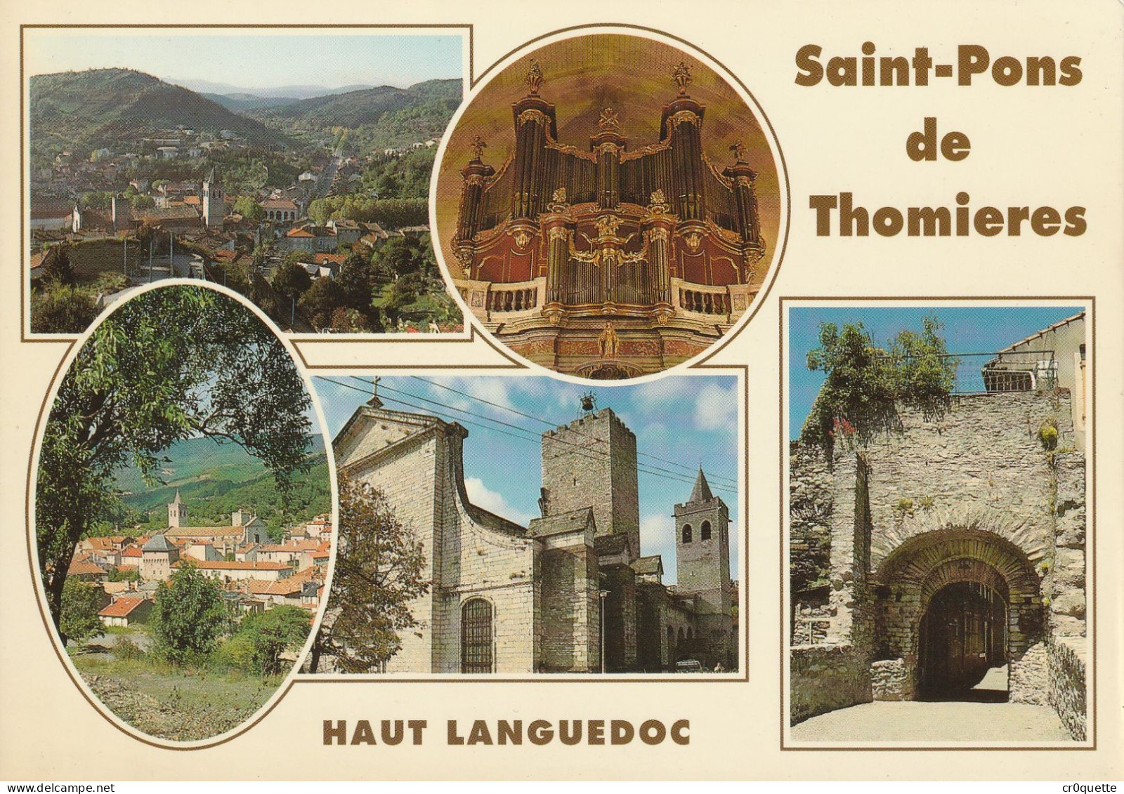 # 34220 ST PONS DE THOMIERES / MULTIVUES - GROTTES De COURNIOU (lot De 3 CP) - Saint-Pons-de-Thomières