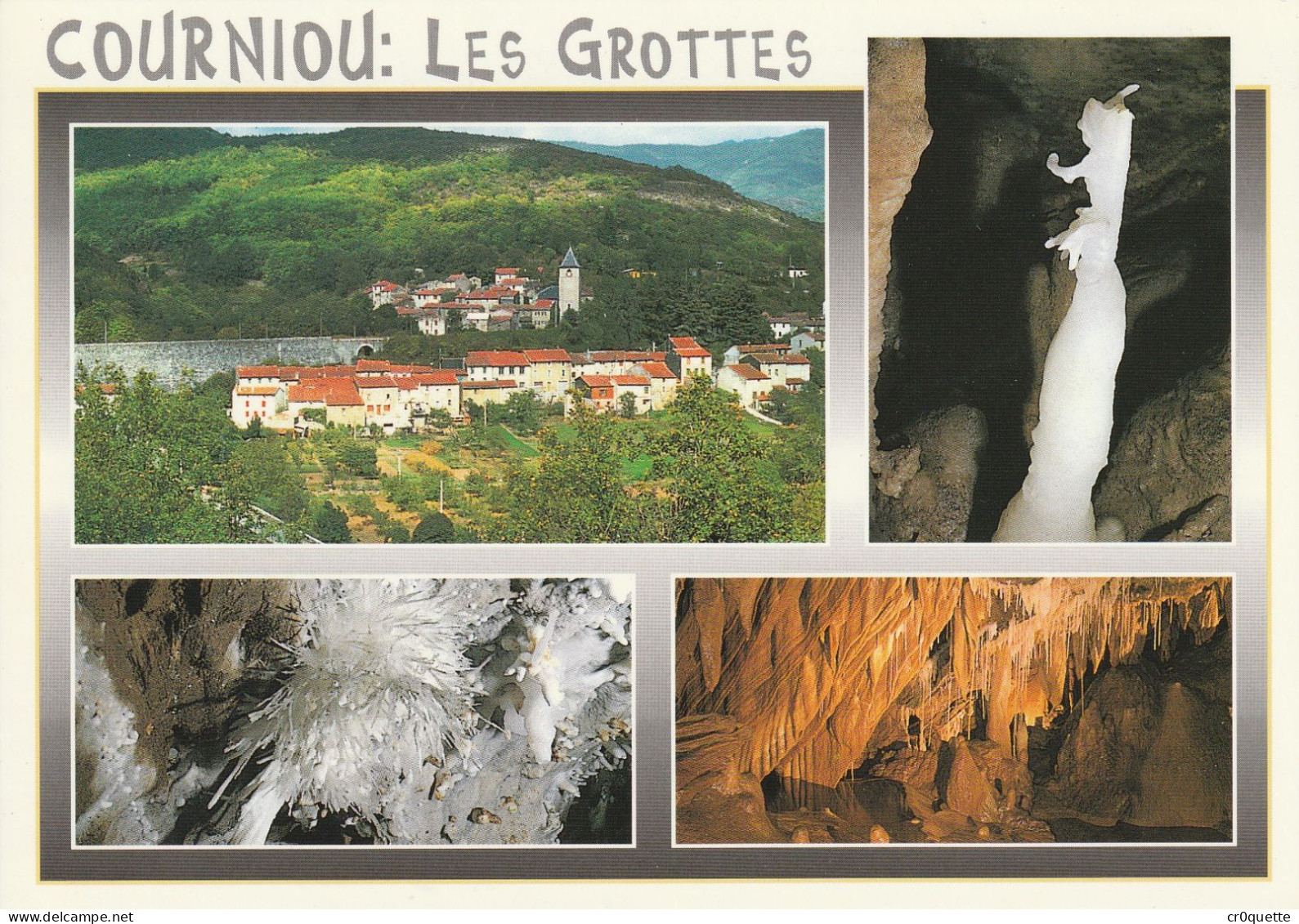 # 34220 ST PONS DE THOMIERES / MULTIVUES - GROTTES De COURNIOU (lot De 3 CP) - Saint-Pons-de-Thomières