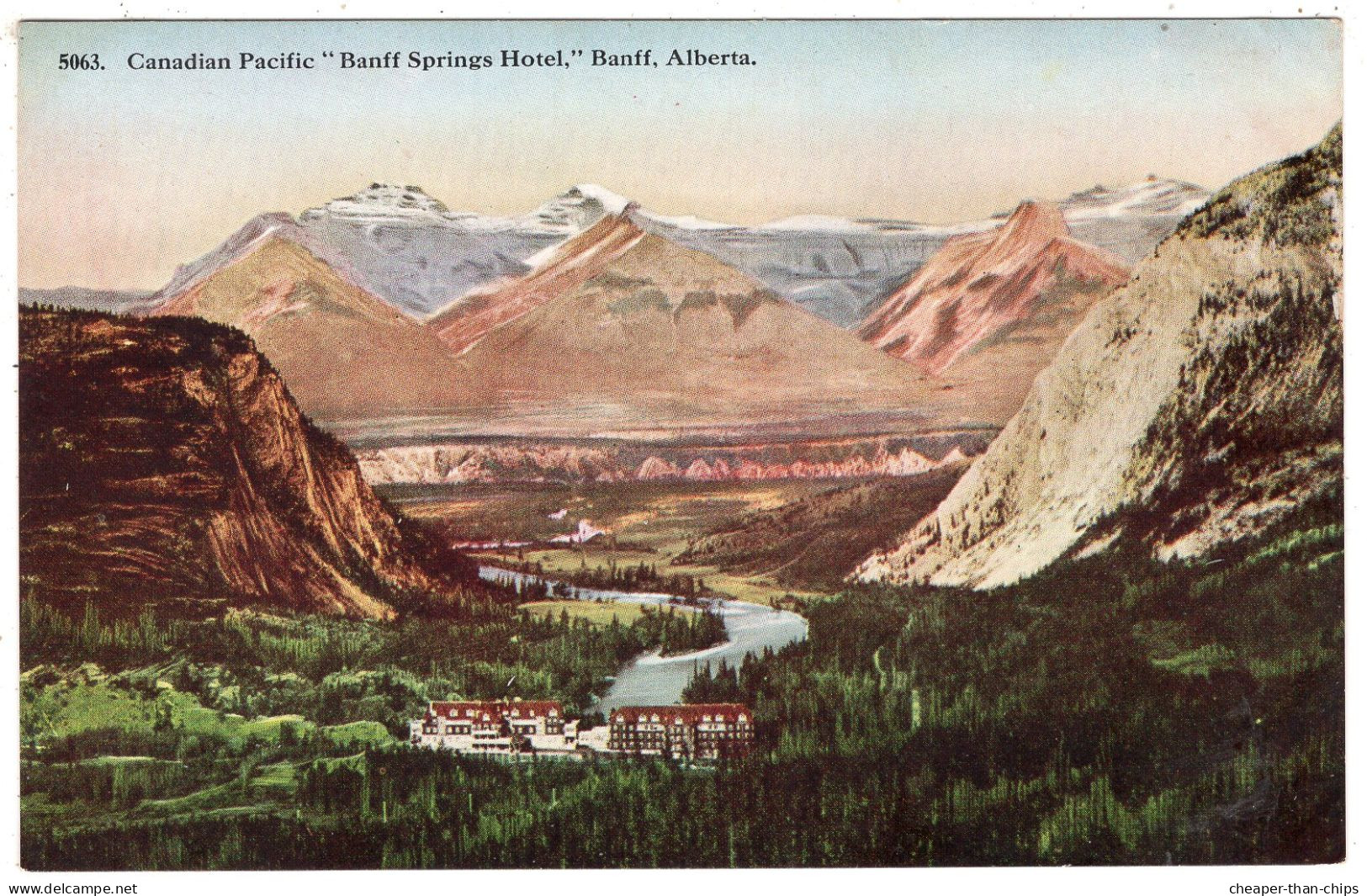 BANFF - Canadian Pacific "Banff Springs Hotel" - CPR Publicity 5063 - Banff