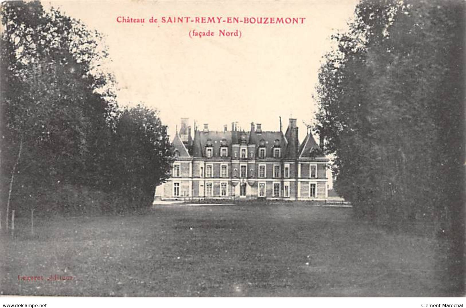 Château De SAINT REMY EN BOUZEMONT - Très Bon état - Saint Remy En Bouzemont