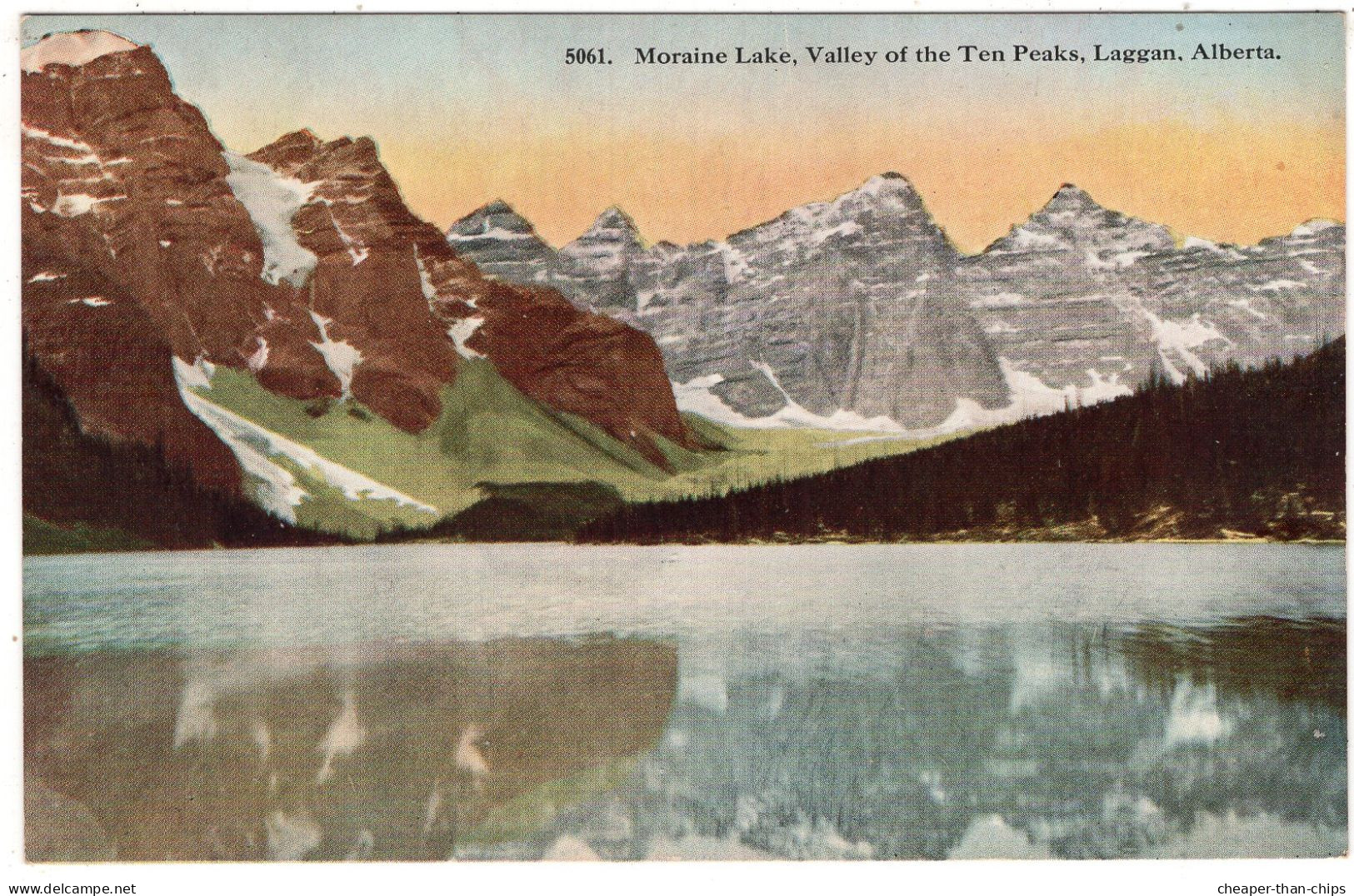 LAGGAN - Moraine Lake, Valley Of The Ten Peaks - CPR Publicity 5061 - Altri & Non Classificati
