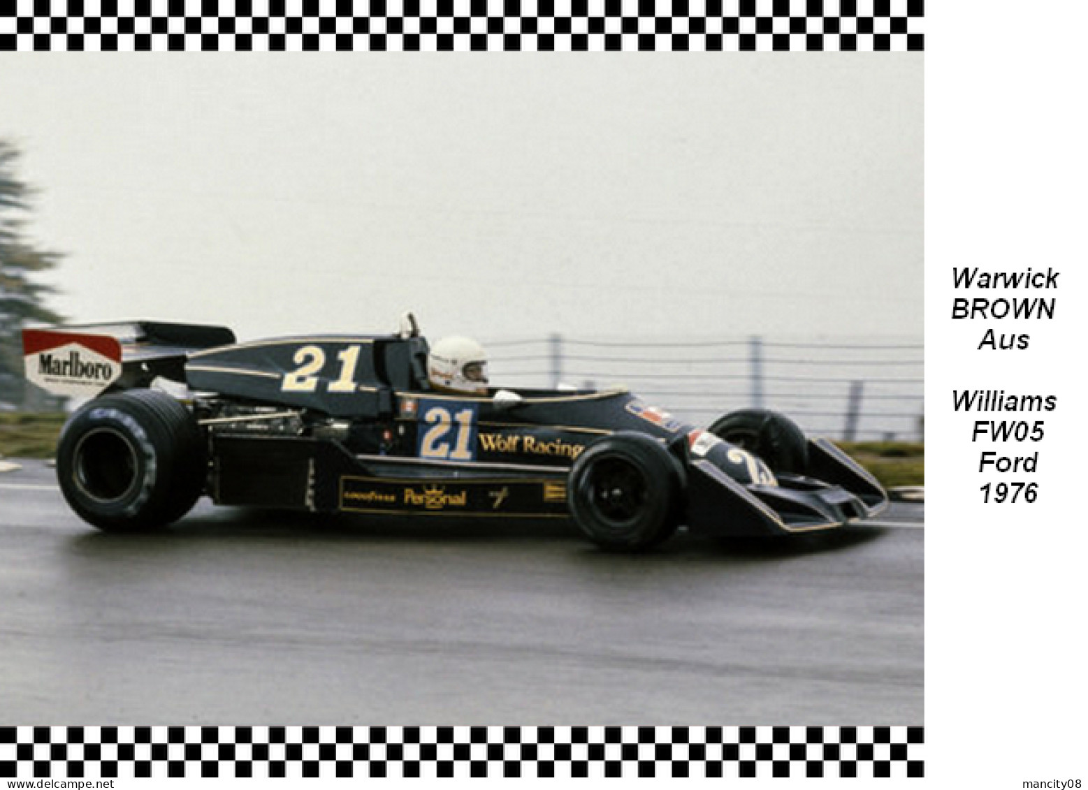 Warwick  Brown -  Williams  FW05  1976 - Grand Prix / F1