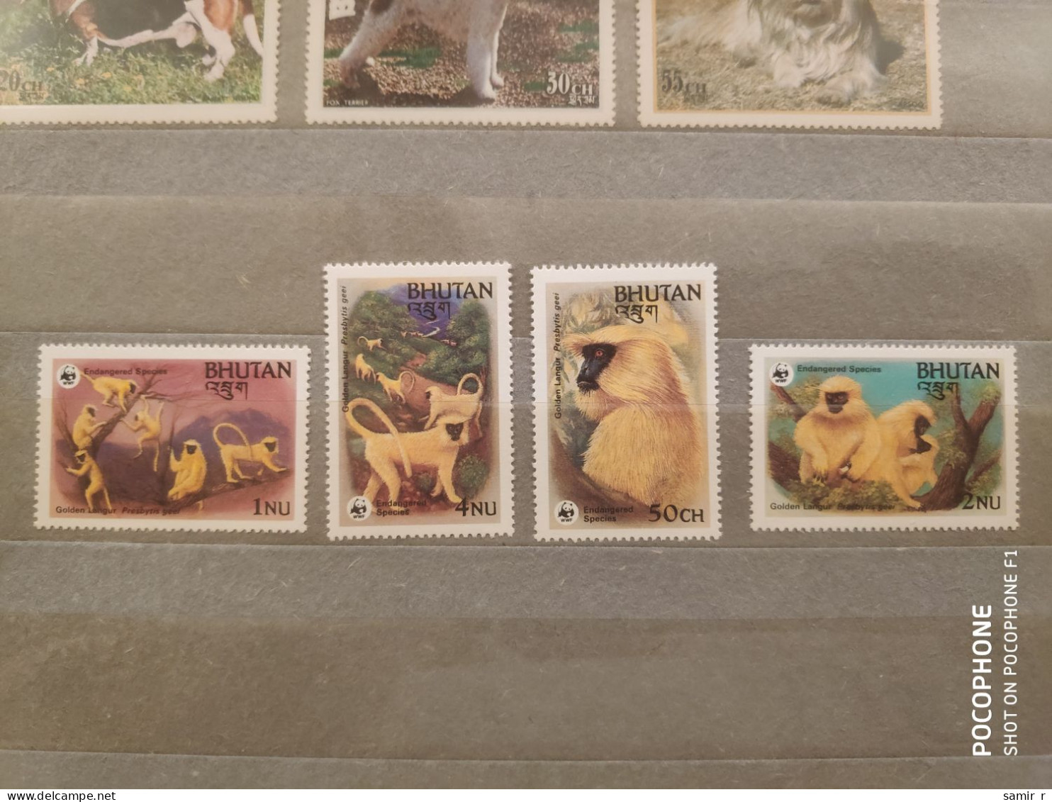 1984	Bhutan	Monkeys (F84) - Bhoutan